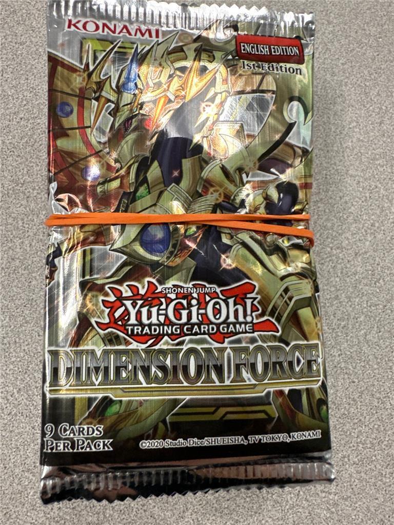 ^ Lot of 10 NEW Yu-Gi-Oh Dimension Force 1st Edition Factory Sealed 9 Cards/Pack