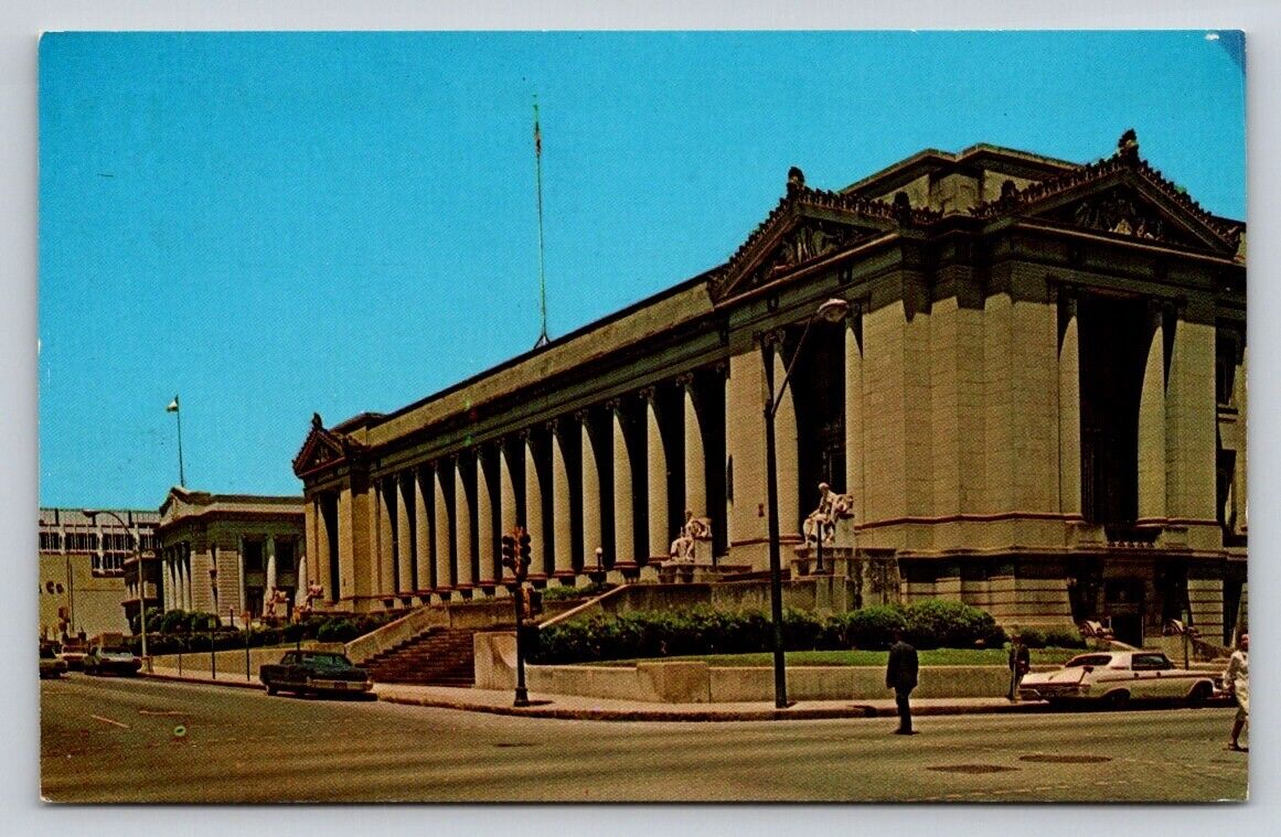 c1960s Street View Cars Shelby County Court House Memphis Tennessee P638
