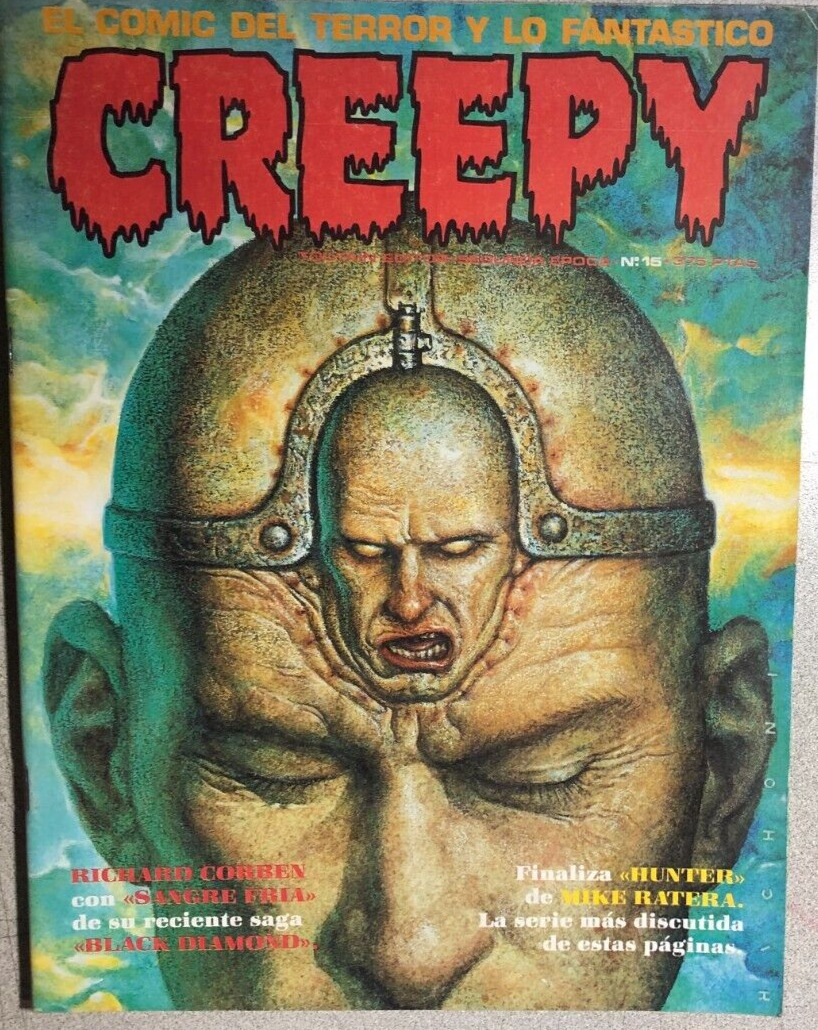 CREEPY #15 (1980) Spanish Warren horror comics magazine Rich Corben FINE-