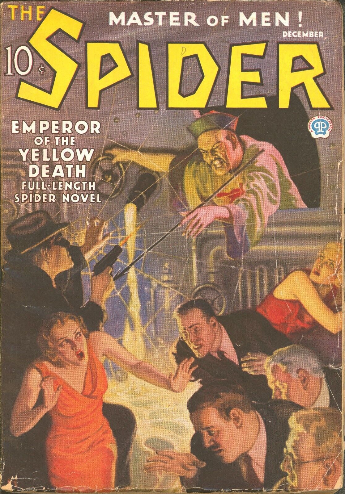 Spider 1935 December.  Pulp