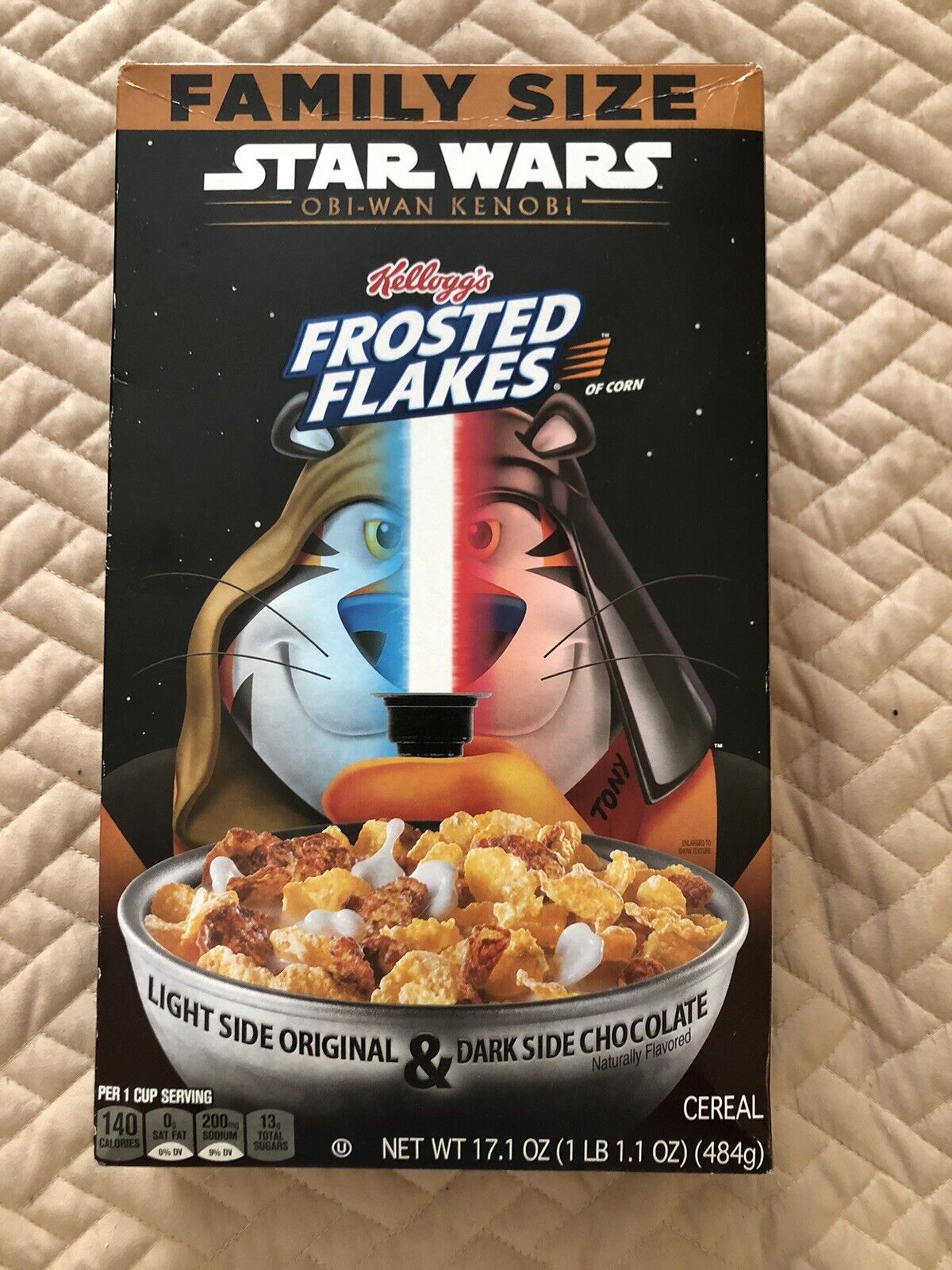 Kellogg\'s Star Wars Obi-Wan Kenobi Frosted Flakes Cereal 10.7 New Sealed