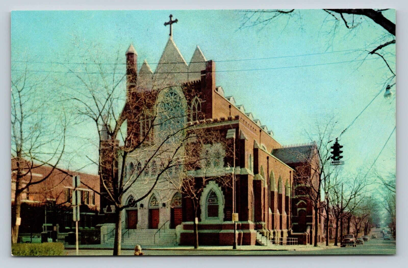 St. Mary\'s Roman Catholic Church POUGHKEEPSIE New York VINTAGE Postcard