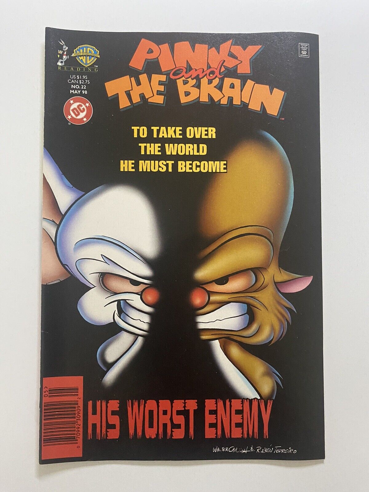 Pinky and The Brain #22 Newsstand - DC Comics 1998