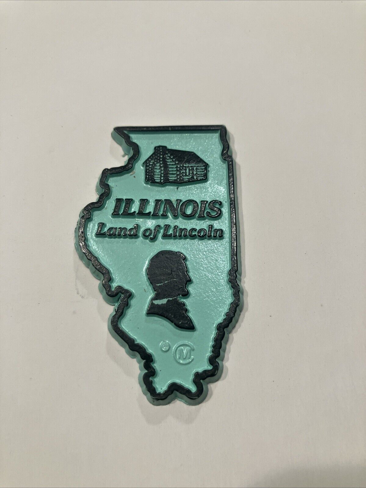 Vintage Illinois Travel Magnet 