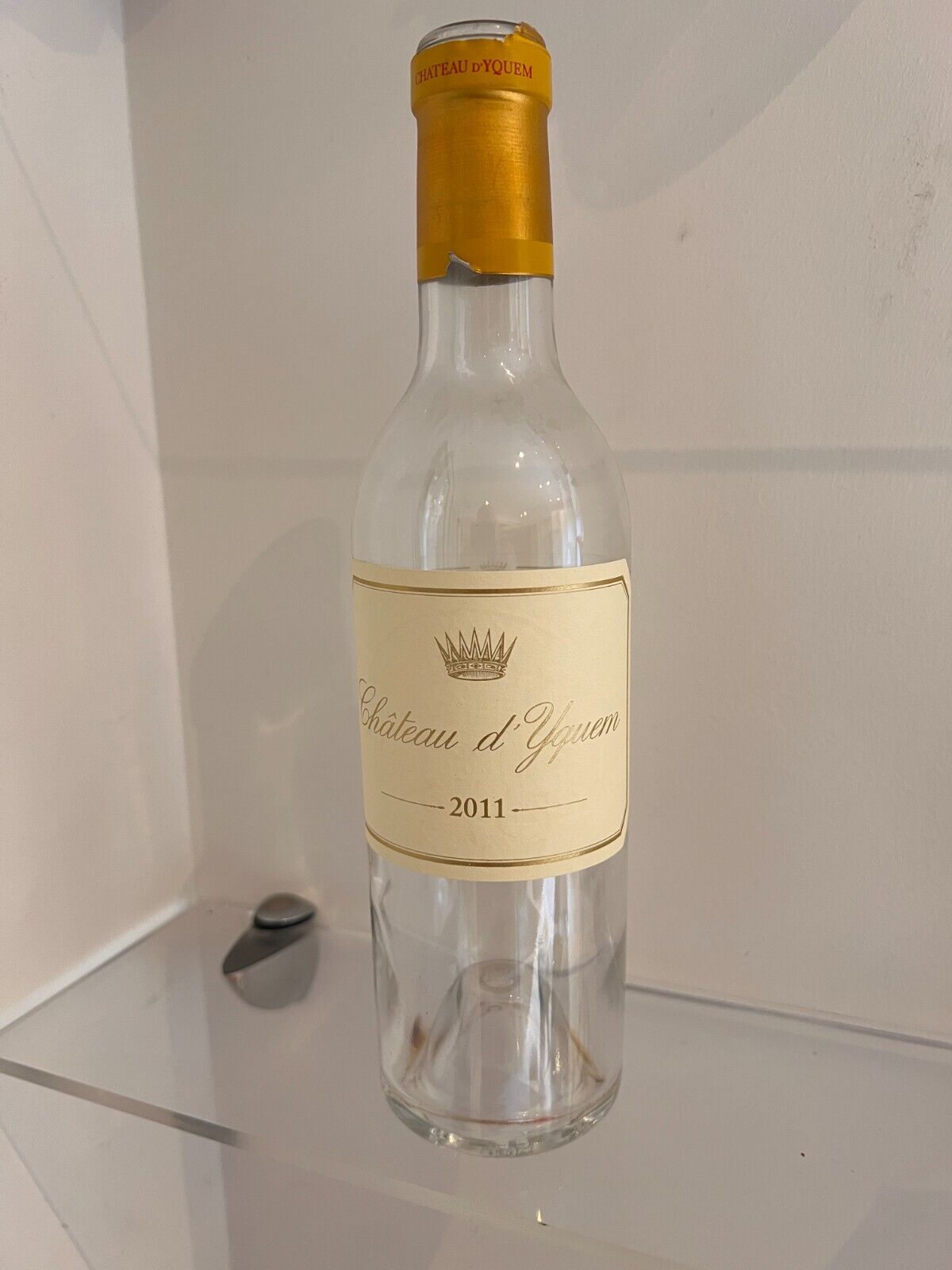 Chateau D\'Yquem 2011 Wine bottle 1/2 bottle size #1
