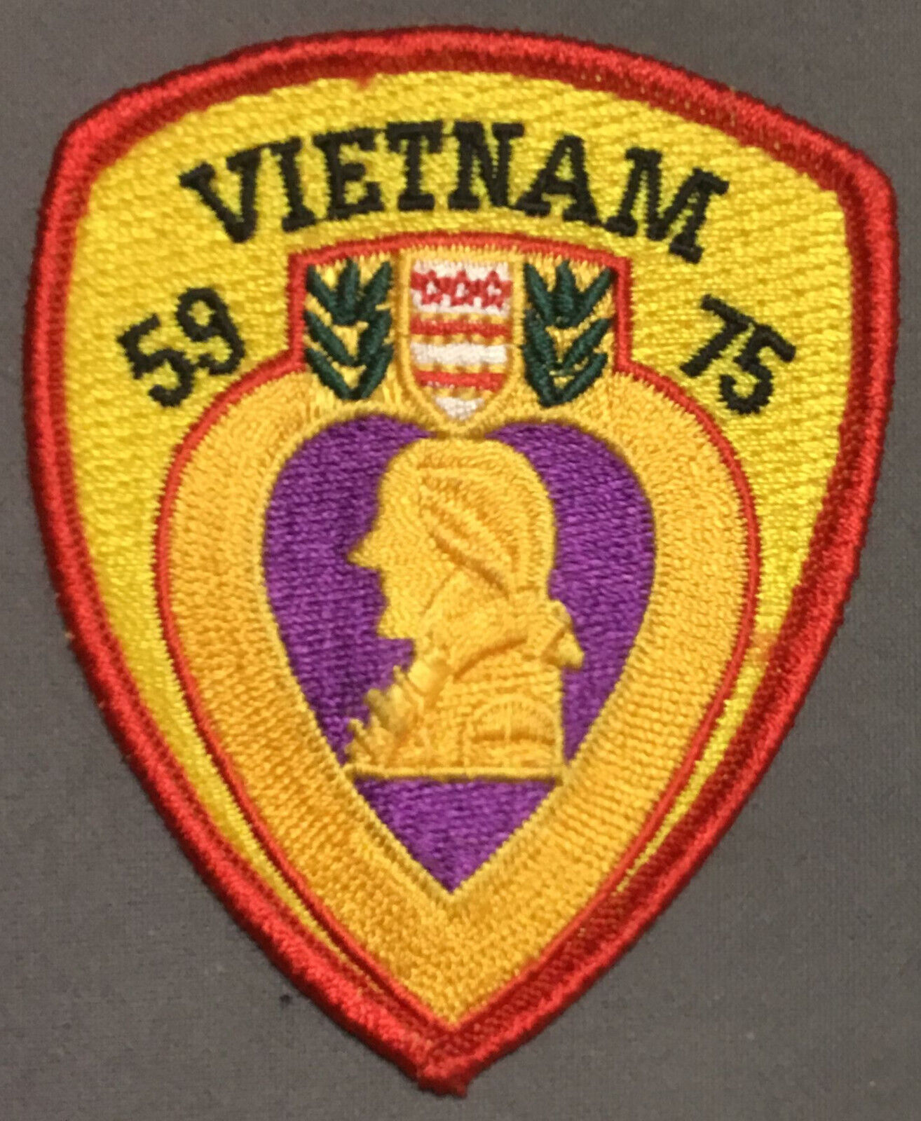 VIETNAM PURPLE HEART Patch      SPECIAL PURCHASE          SHOWROOM CLEARANCE SAL
