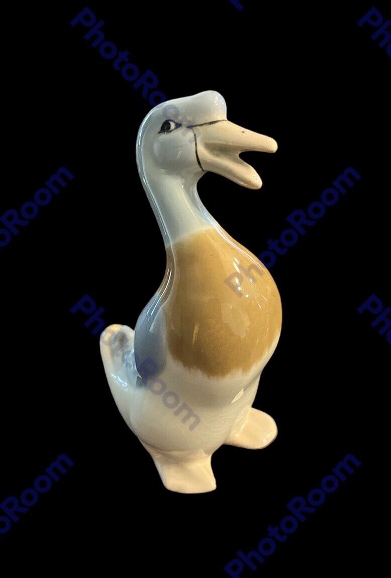 Vintage Standing Duck Figurine By WR Midwinter