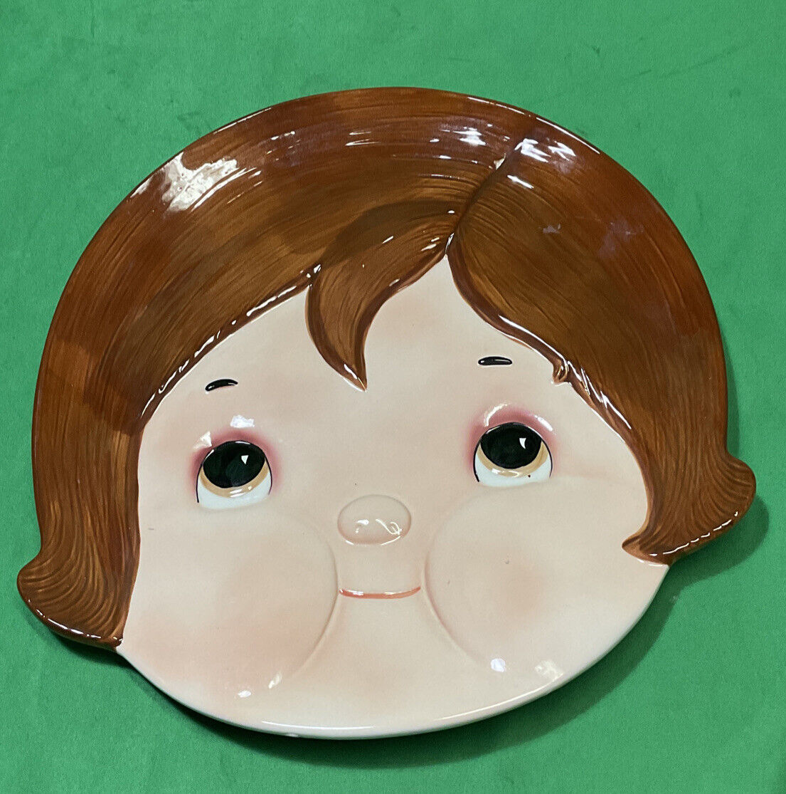 VTG  Dolly Dingle Rare Billy Bumps Hanging Ceramic Plate House of Global Art 10”