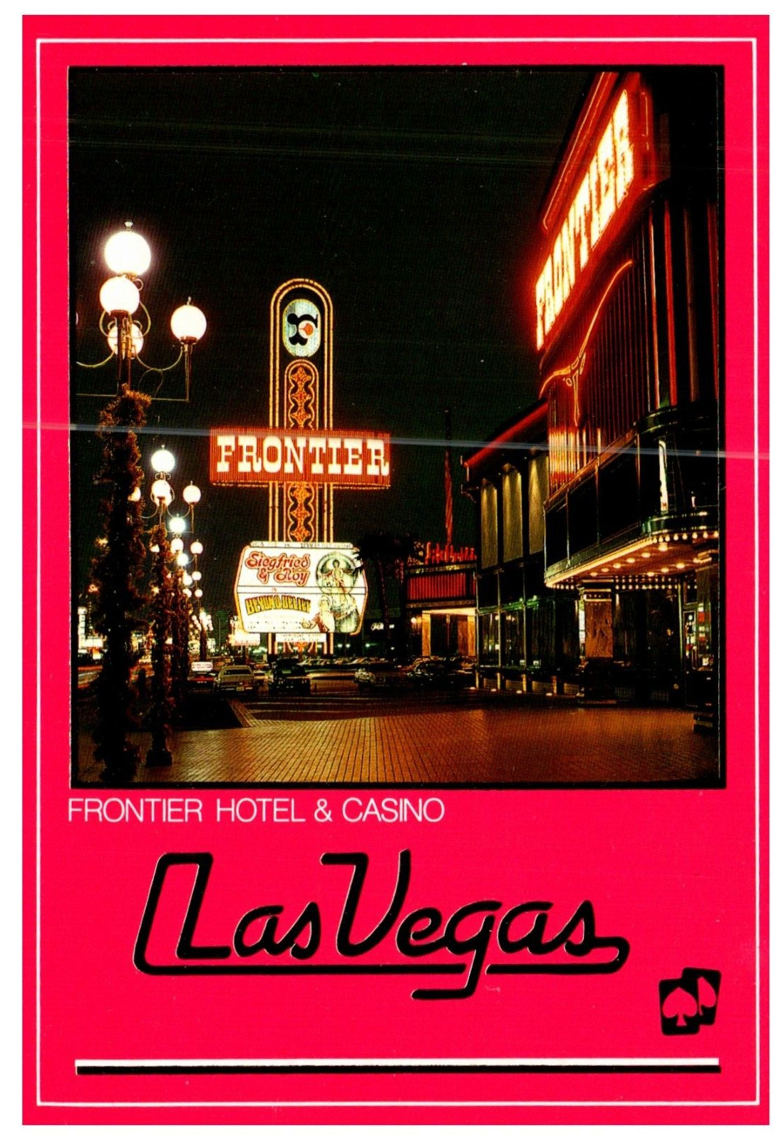 Frontier Hotel & Casino Las Vegas, NV Nevada Hotel Casino Advertising Postcard