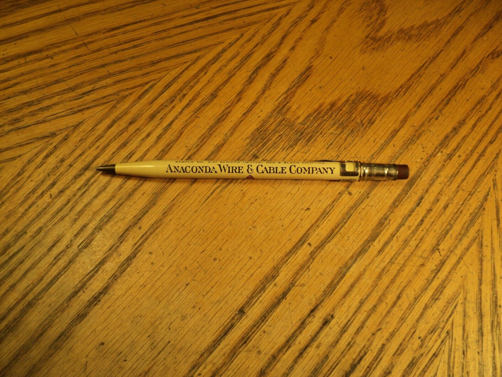 Vintage Scripto Mechanical Pencil No. 4-47  Advertising  Anaconda Wire & Cable