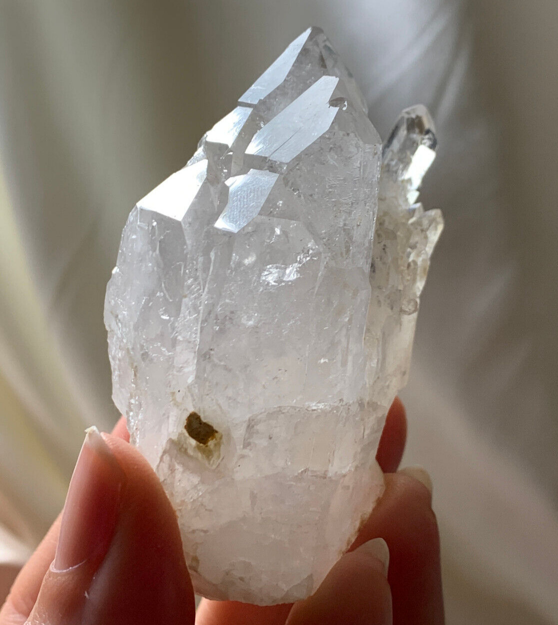 GORGEOUS LIGHT FILLED CORINTO QUARTZ UNIQUE CATHEDRAL TOWER HIGH VIBE CRYSTAL *3
