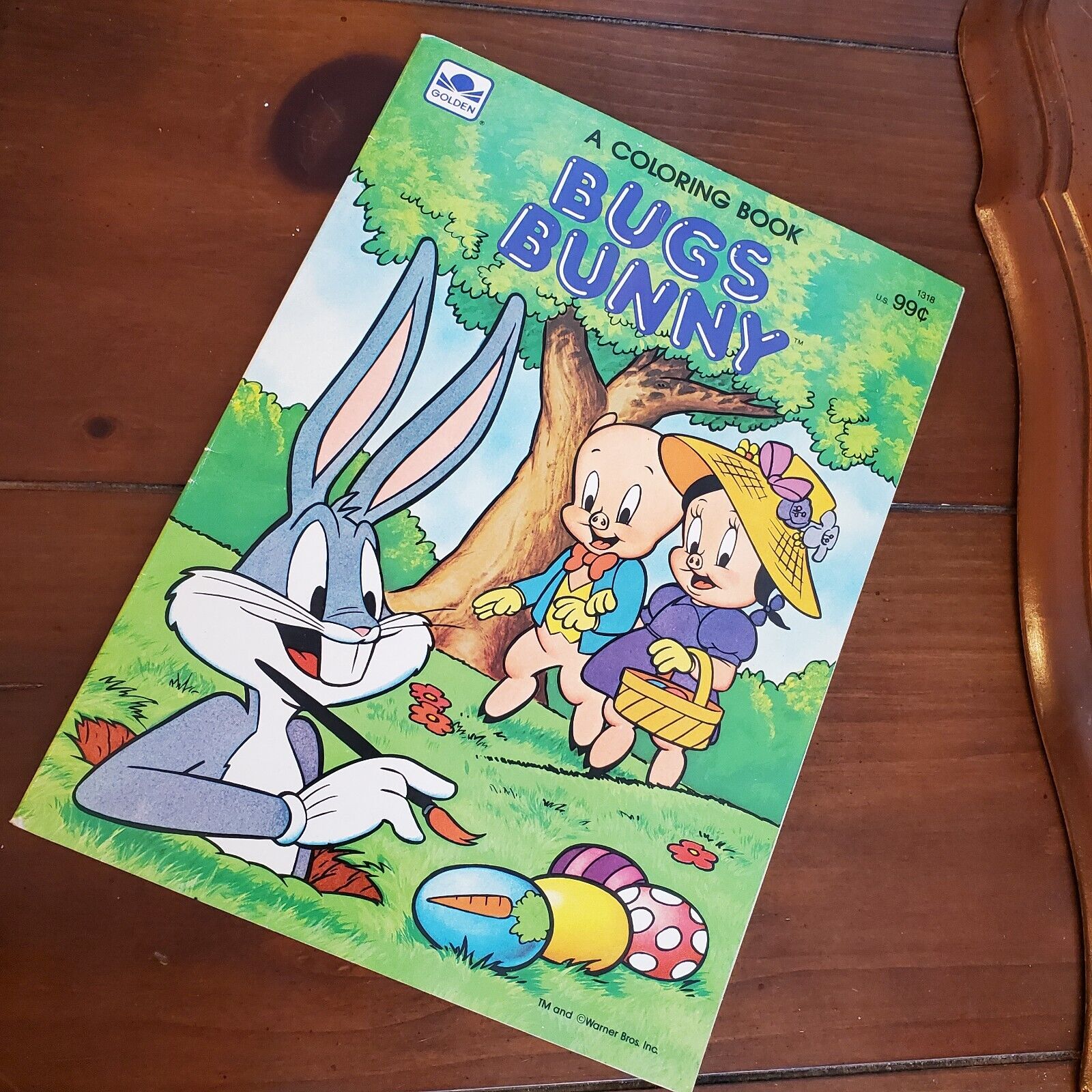 Vintage 1985 Bugs Bunny Coloring Book by Warner Bros. Inc Rare