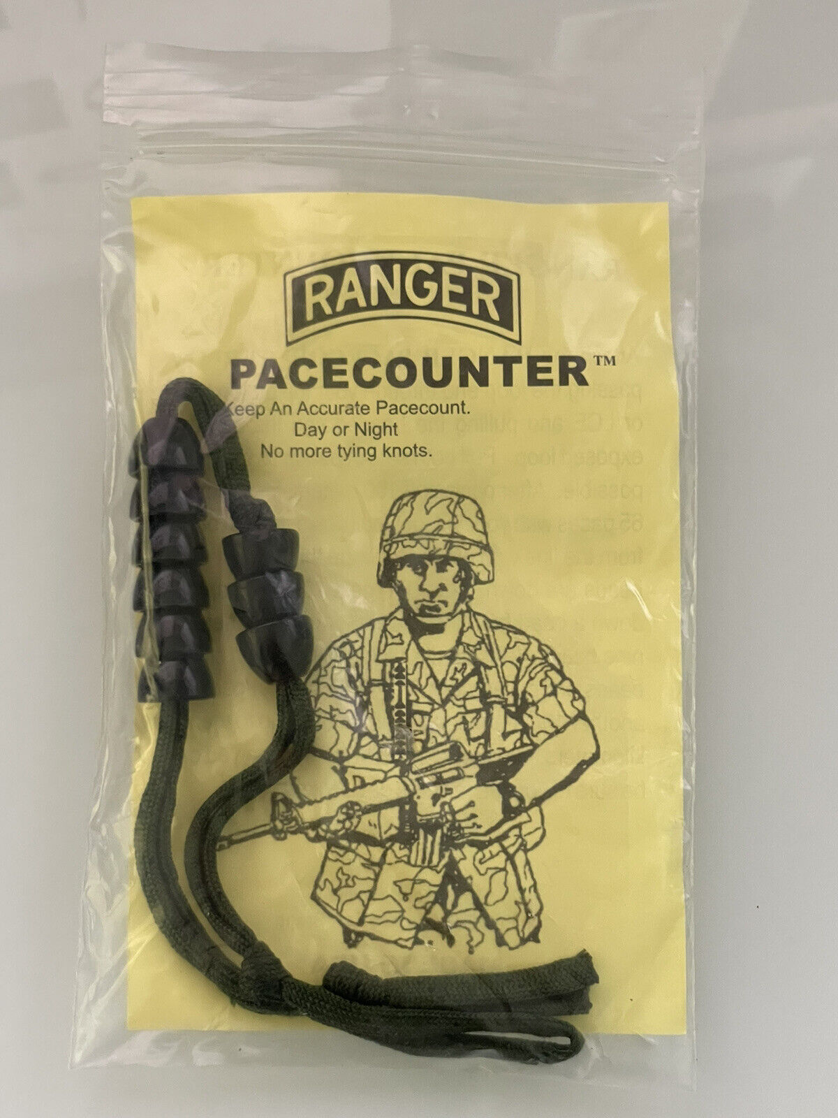 new Military Style Ranger Pacecounter Pace Counter Abacus Land Navigation