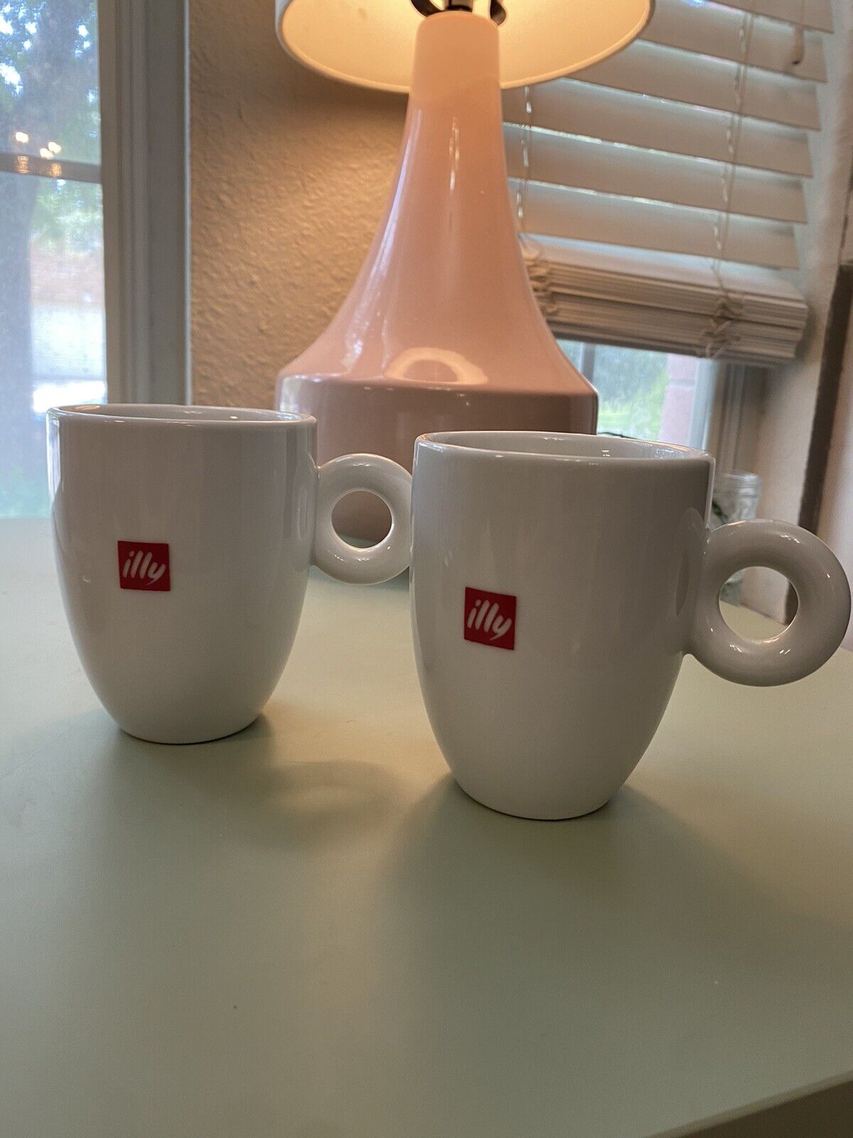illy White Red 8oz. Coffee Cup \