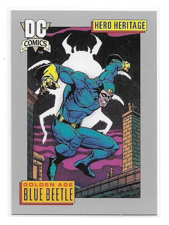1991 Impel DC Comics Hero Heritage Golden Age Blue Beetle #1 Mint Condition