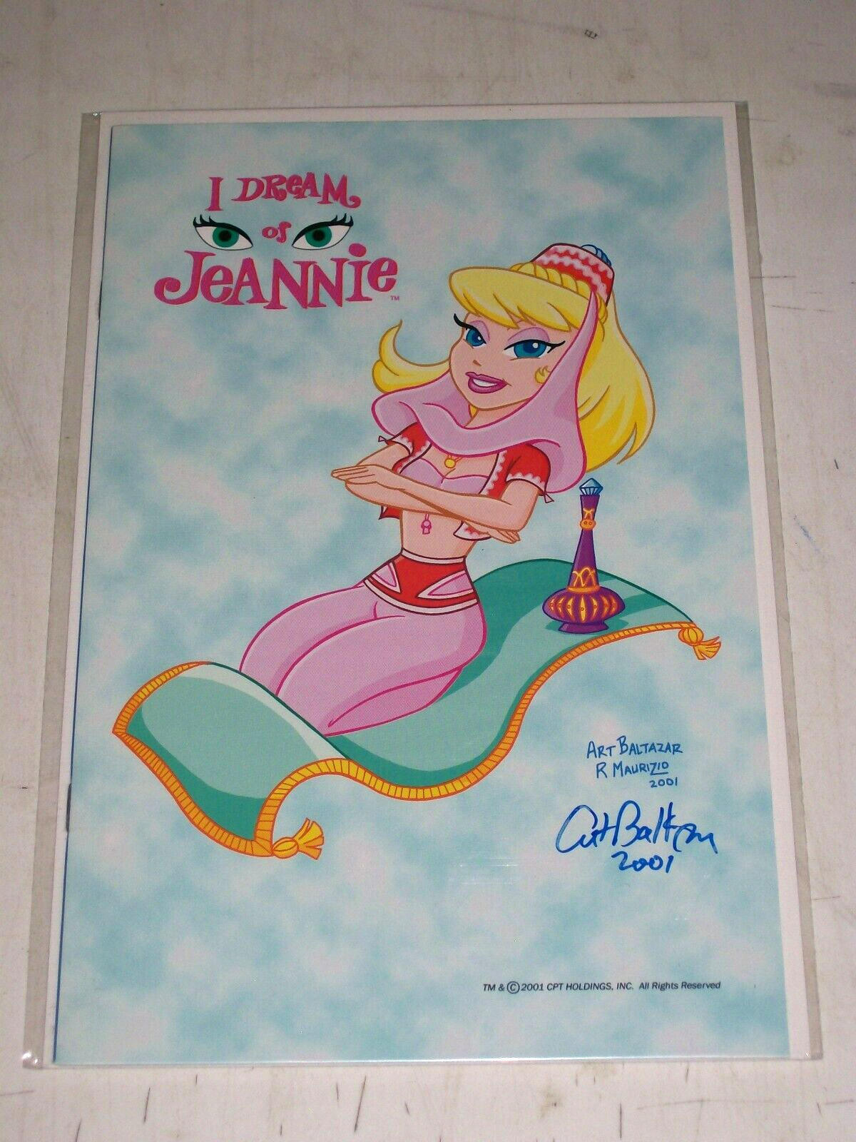 I Dream of Jeannie Preview #1 VF/NM Airwave 2001 Signed by Art Baltazar
