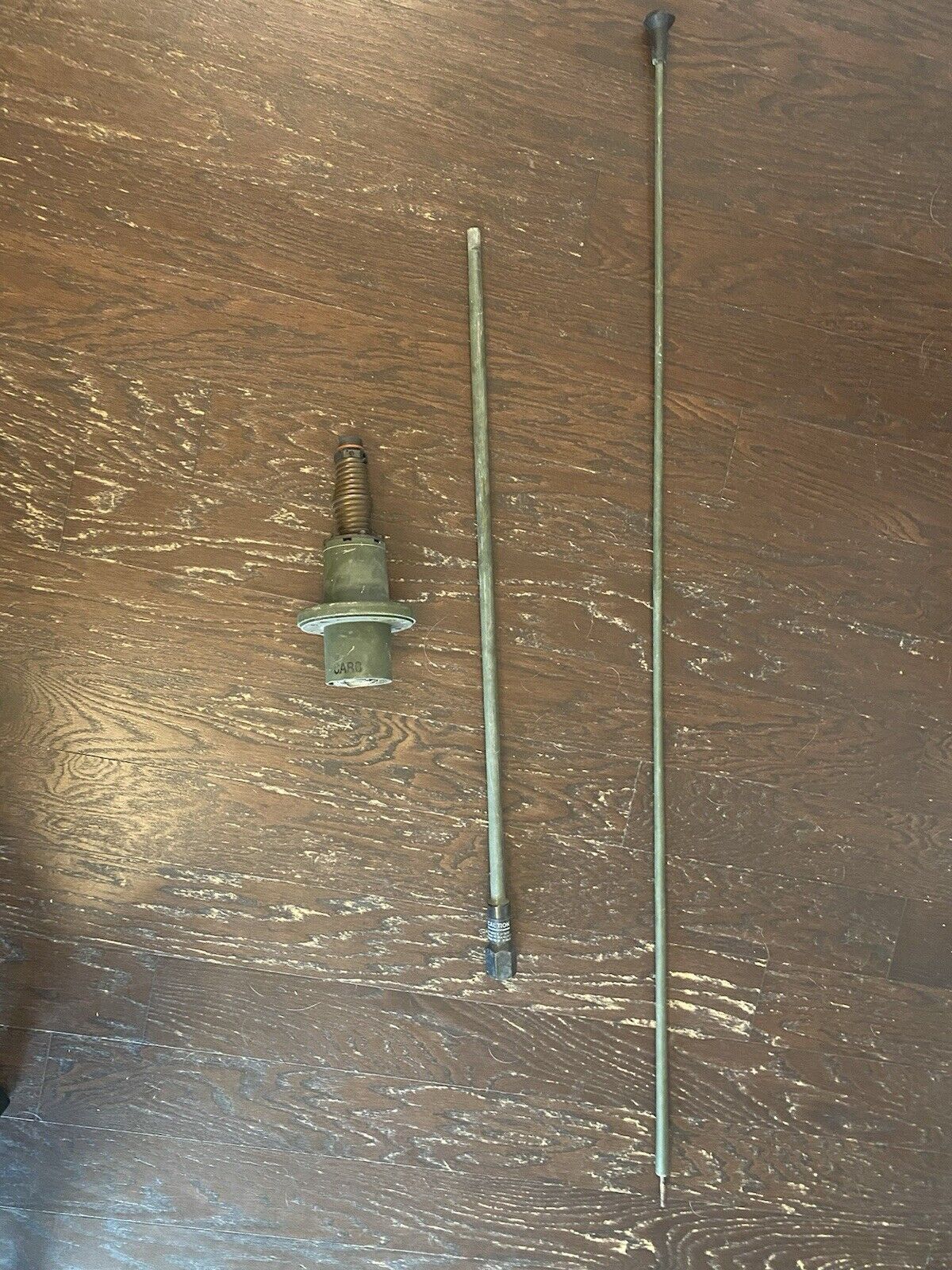 AM General Hmmwv Humvee Hummer H1 Antenna spring Base and Whip set NEW Old Stock