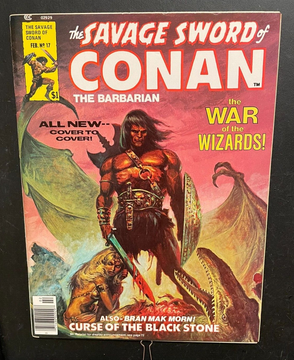 Marvel The savage Sword of Conan  #17-Vol. 1 Feb. 1977 - High Grade/NM