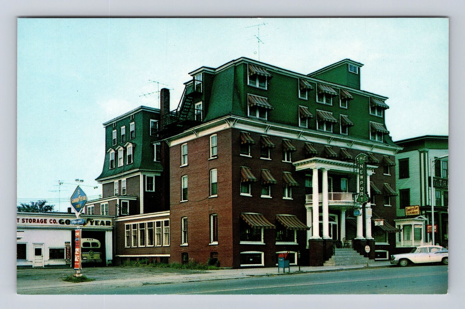 Newport VT-Vermont, Hotel Newport, Advertising, Antique Vintage Postcard