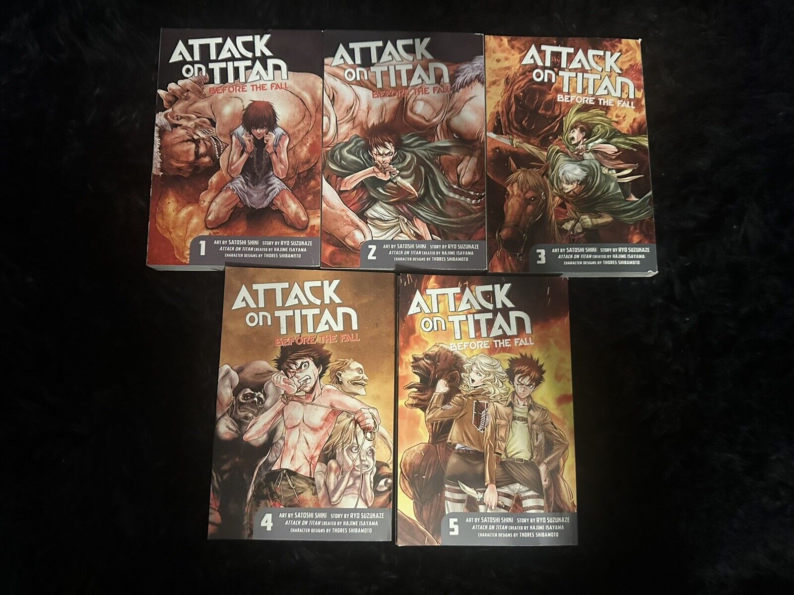 Attack On Titan Before The Fall : Manga Volumes 1-5 (English)