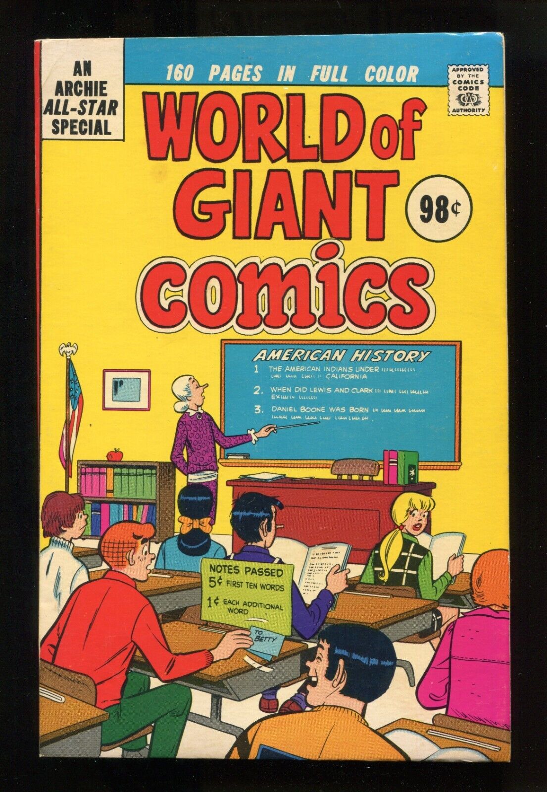 ARCHIE ALL-STAR SPECIAL - WORLD OF GIANT COMICS - 1ST PRINTING - SHARP - 1976