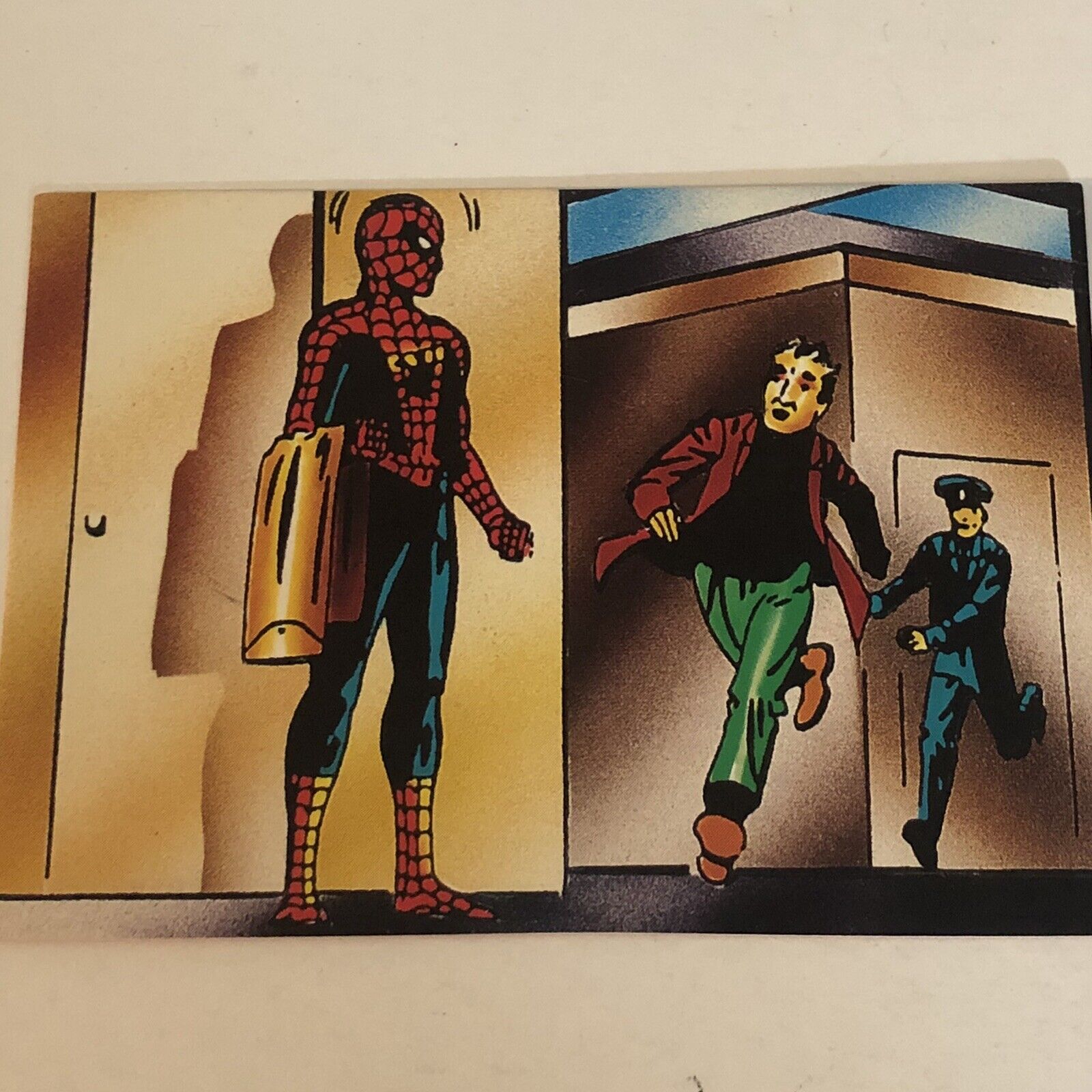 Spider-Man Trading Card 1992 Vintage #12 Irony