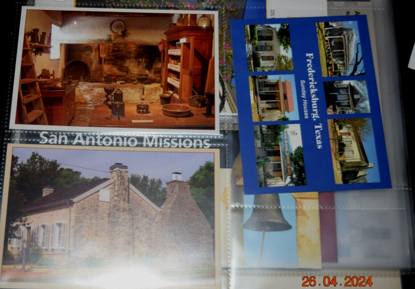 VTG 3 x TEXAS, Two-Sided Color POSTCARDS \