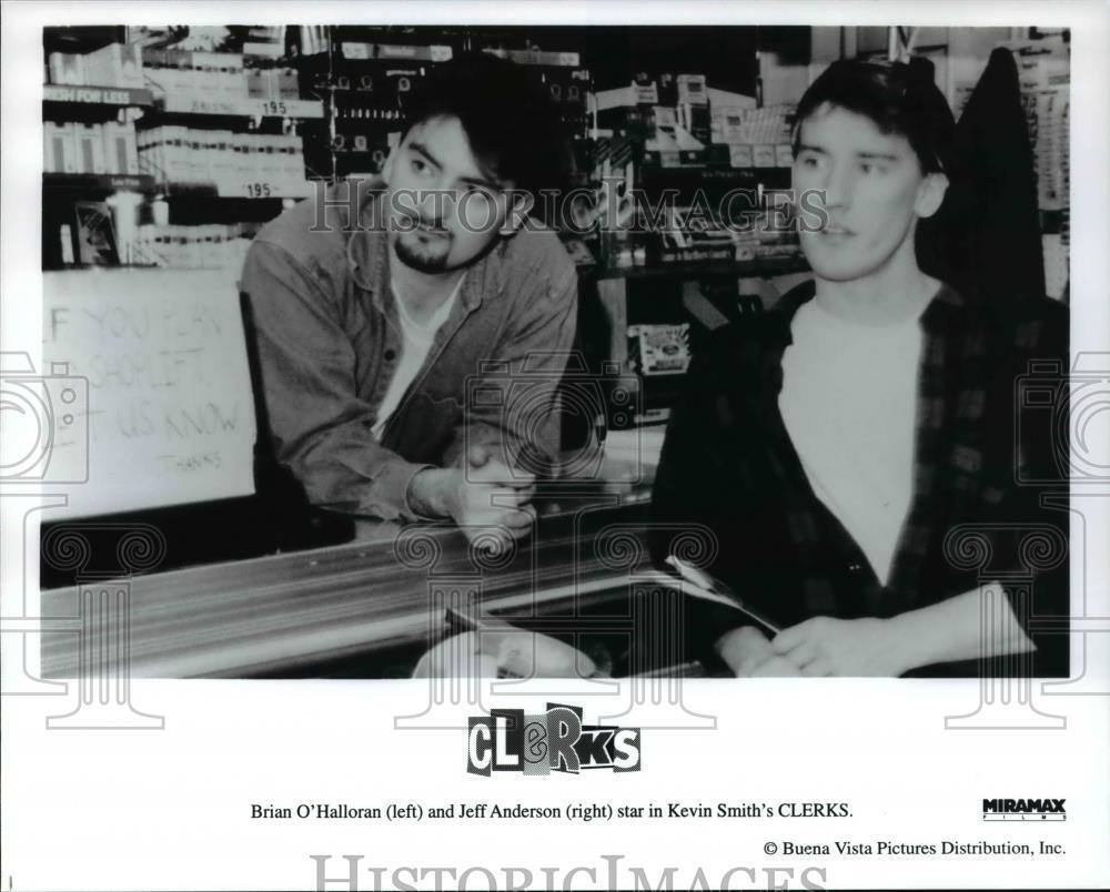 Press Photo Brian O\'Halloran and Jeff Anderson star in Clerks - cvp64623