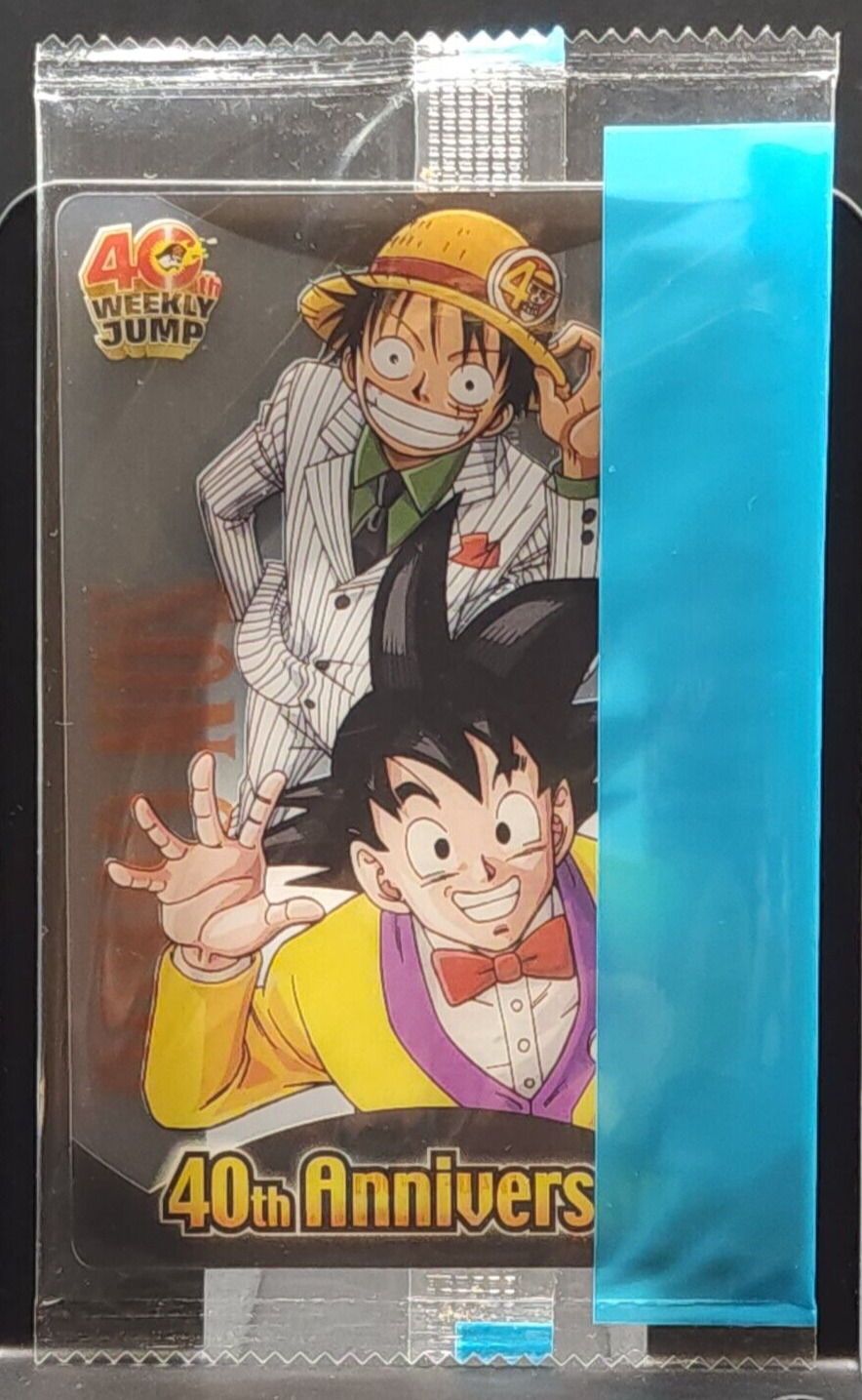 Goku Monkey D. Luffy Dragon Ball OnePiece Wafer card TCG JUMP 40th unopened