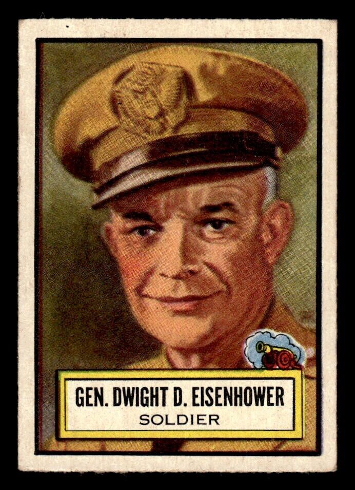 1952 Topps Look 'N See #41 Gen. Dwight D. Eisenhower EX