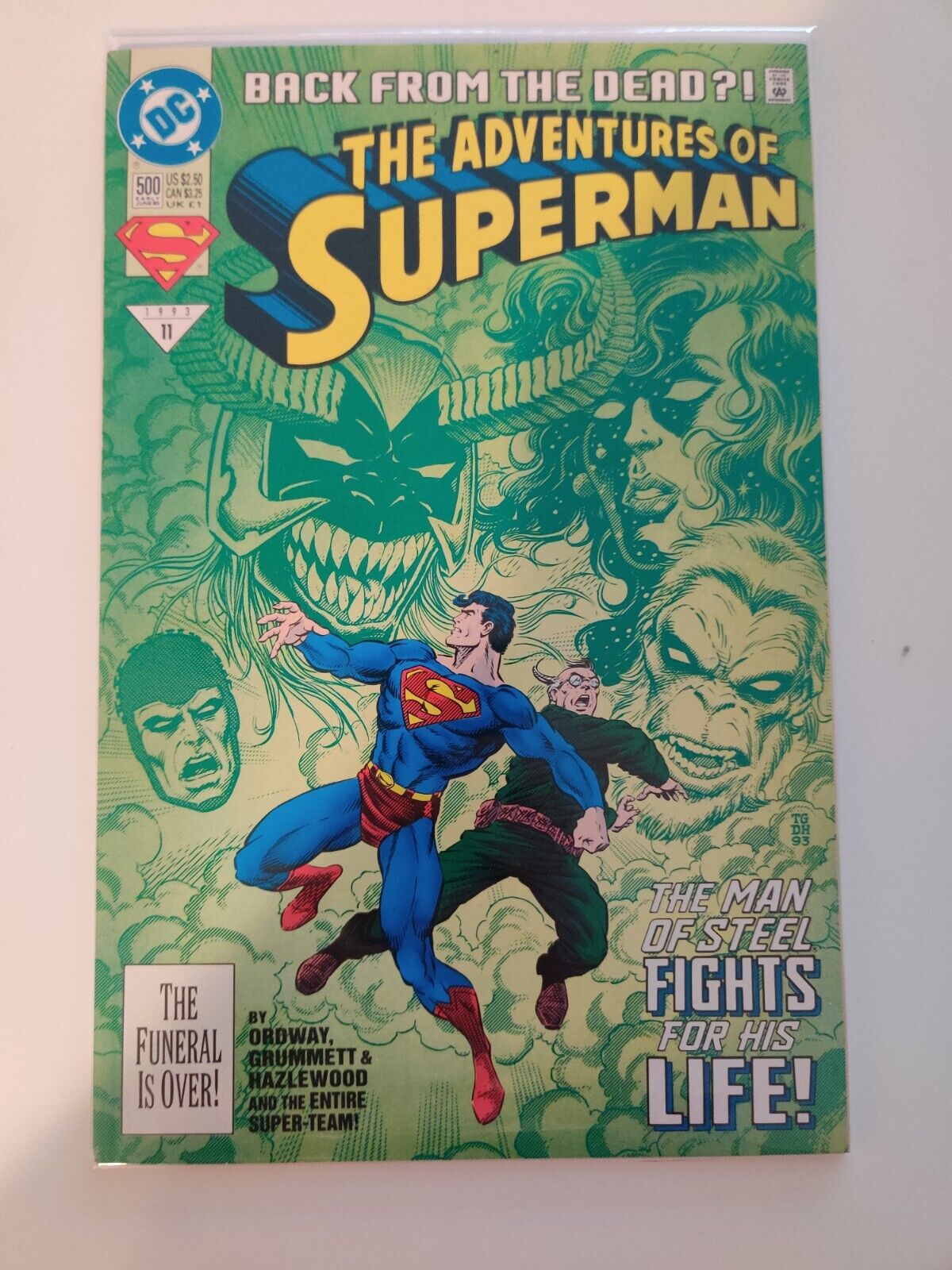 Adventures of Superman #500 Jun 1993, DC COMICS NM UNREAD HIGH GRADE