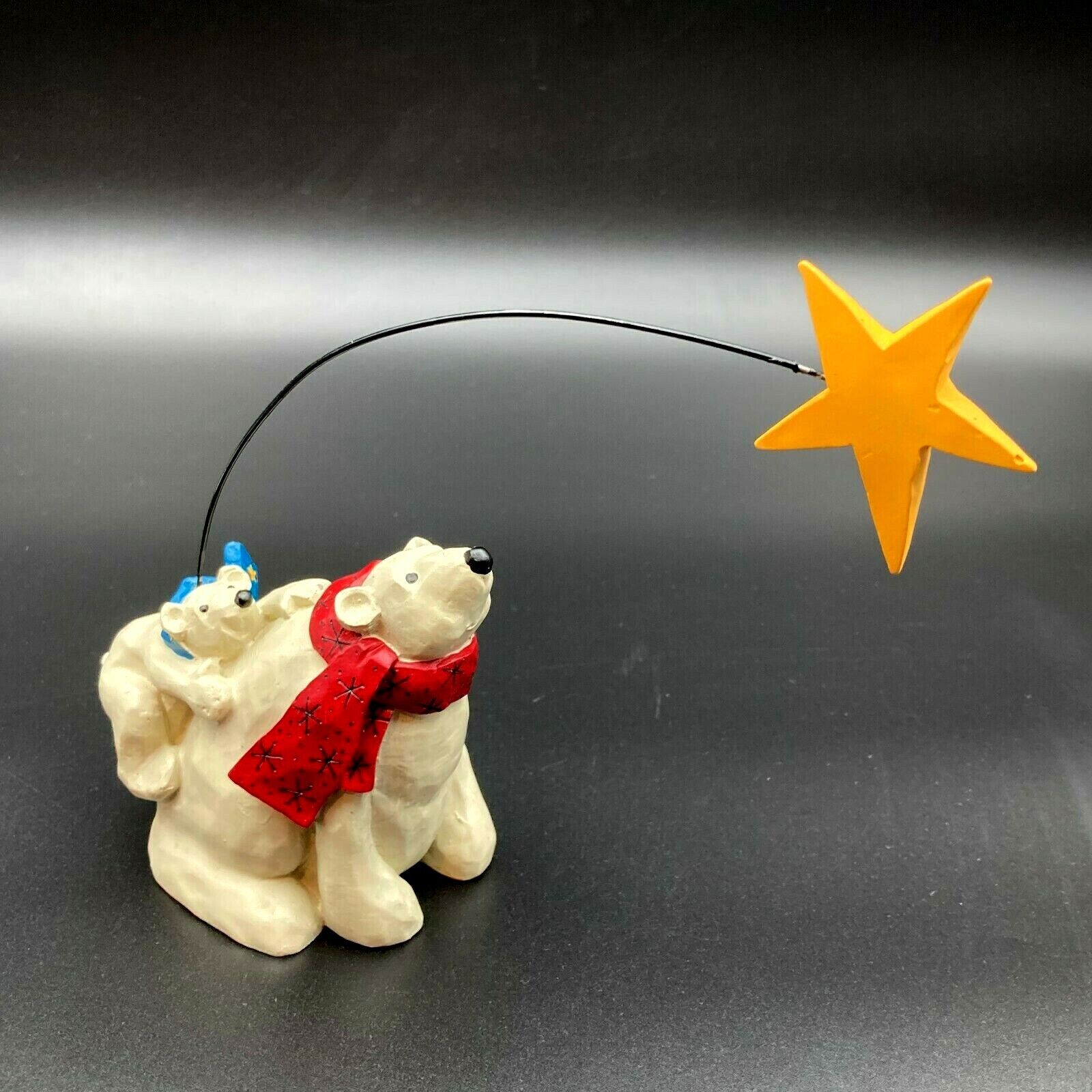 Stampin\' Up Studio Polar Bears Figurine Sculpture (2002) Baby Cub North Star