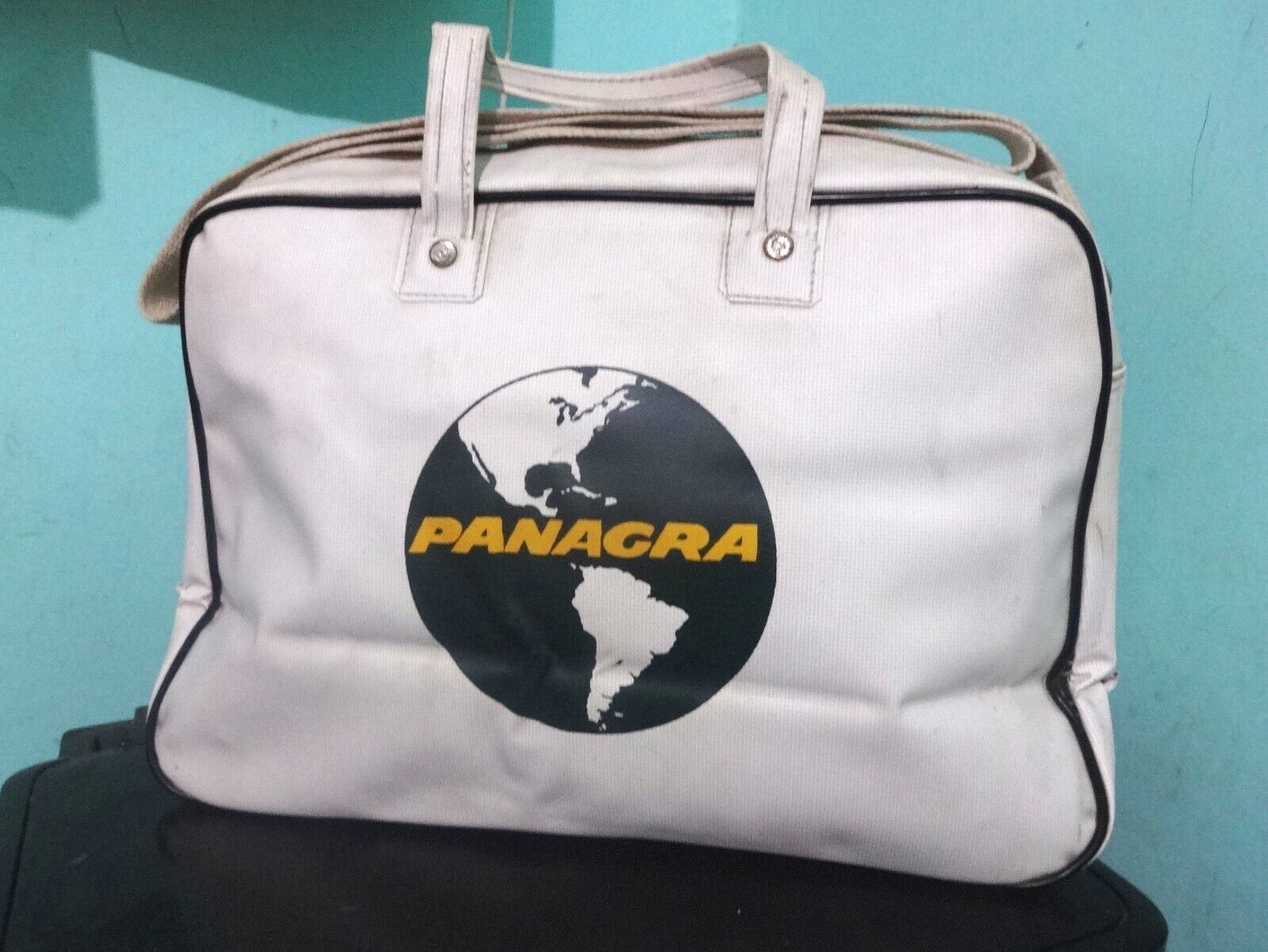Vintage Panagra (Pan American Grace Airways) Carry on Bag - 1960\'s and photo