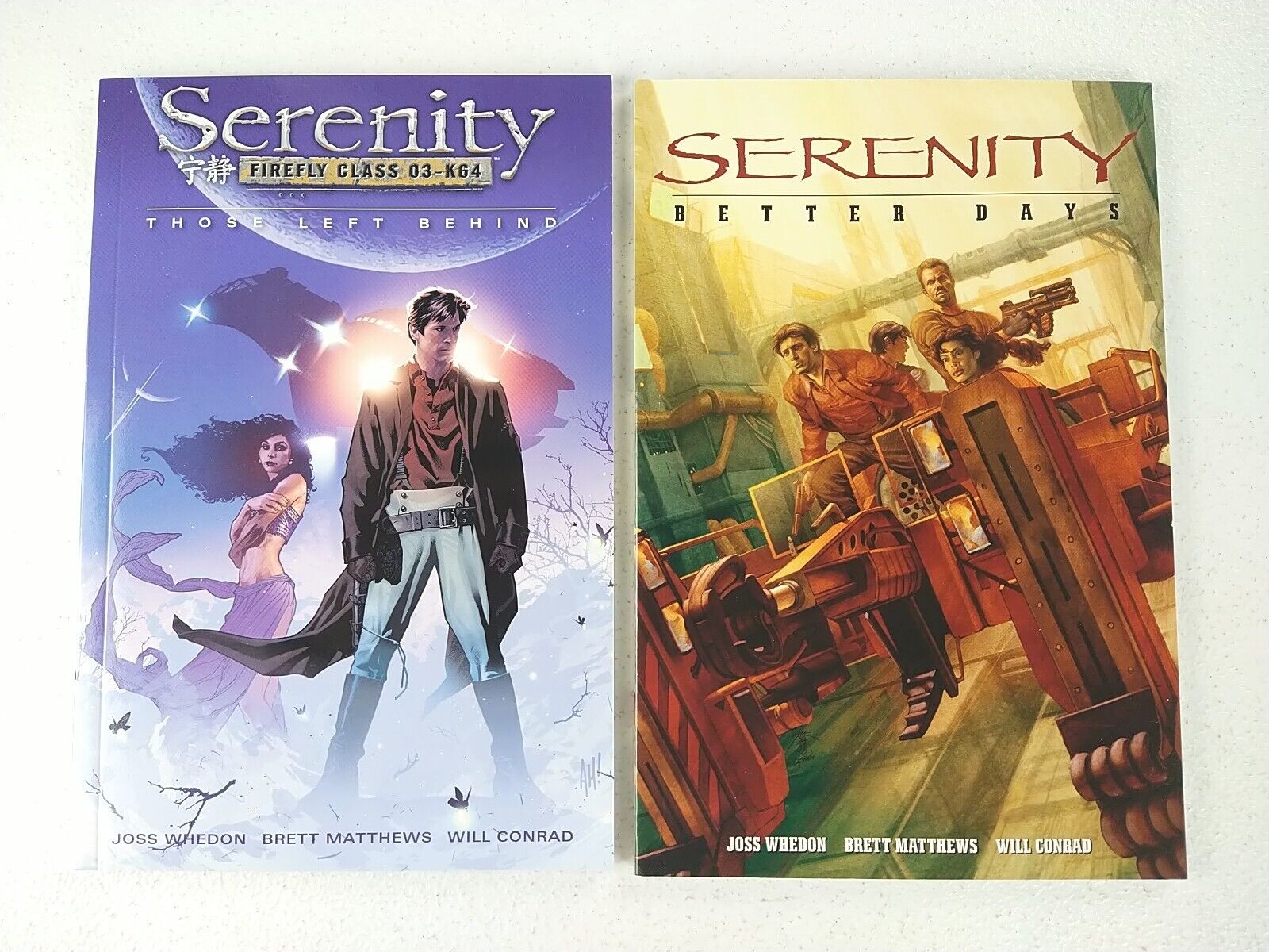 Serenity: Those Left Behind + Better Days TPB Lot Vol 1 2 (2008 Dark Horse) NM