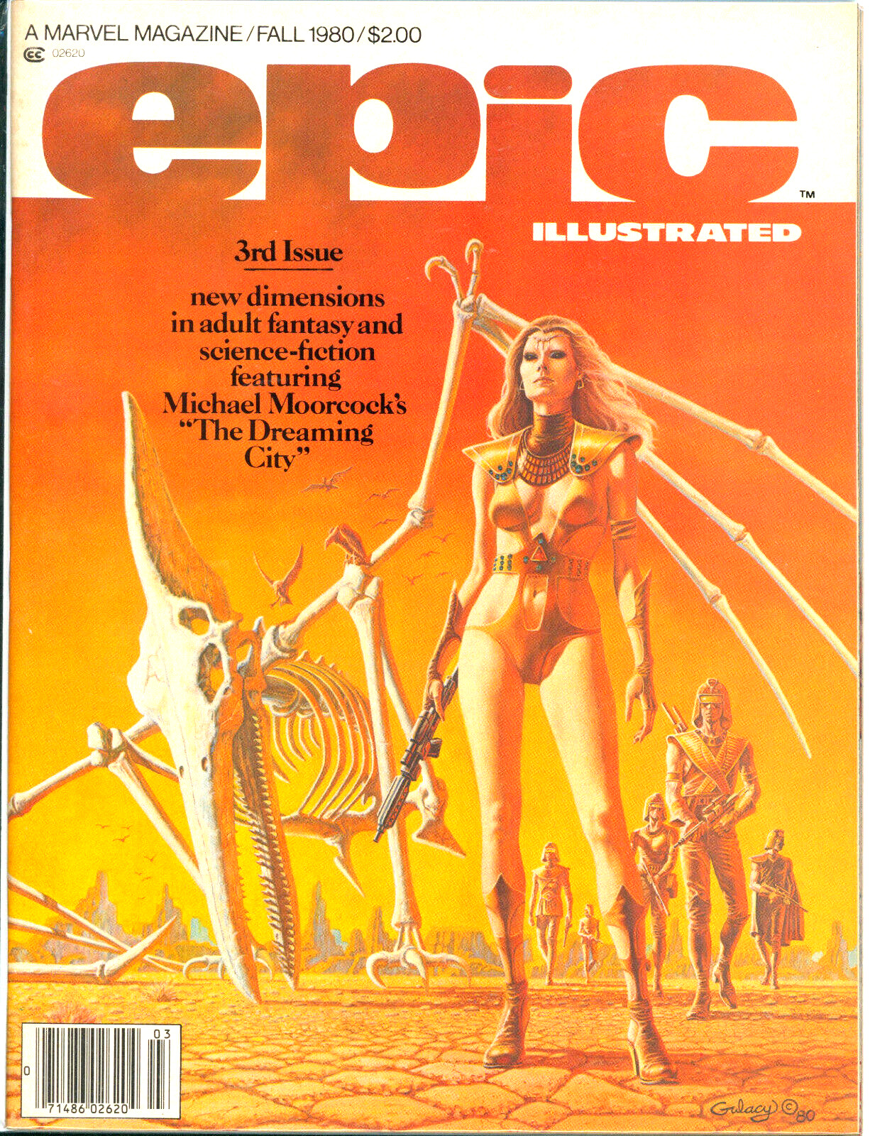 Epic Illustrated #3 Marvel Comics 1980 1st Dreadstar VF+