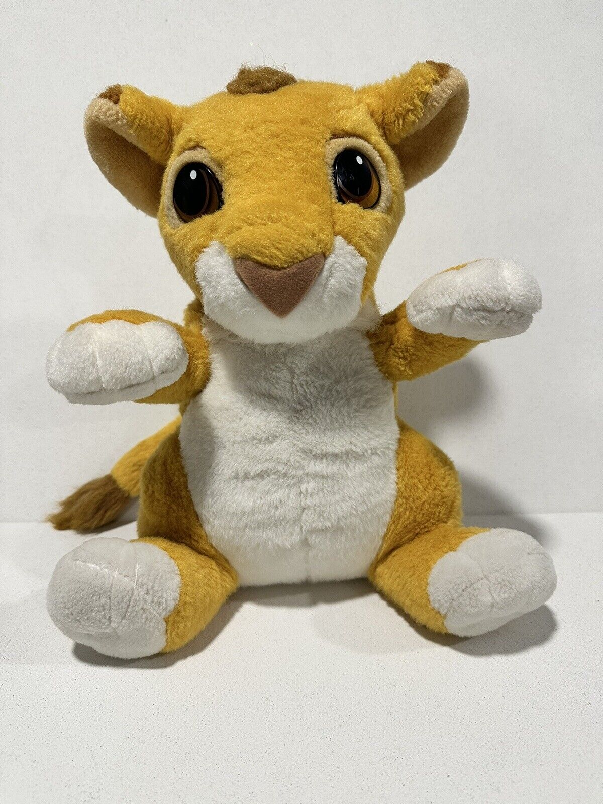 Walt Disney Authentic The Lion King 1993 Baby Simba Plush Toy TESTED WORKS 🦁