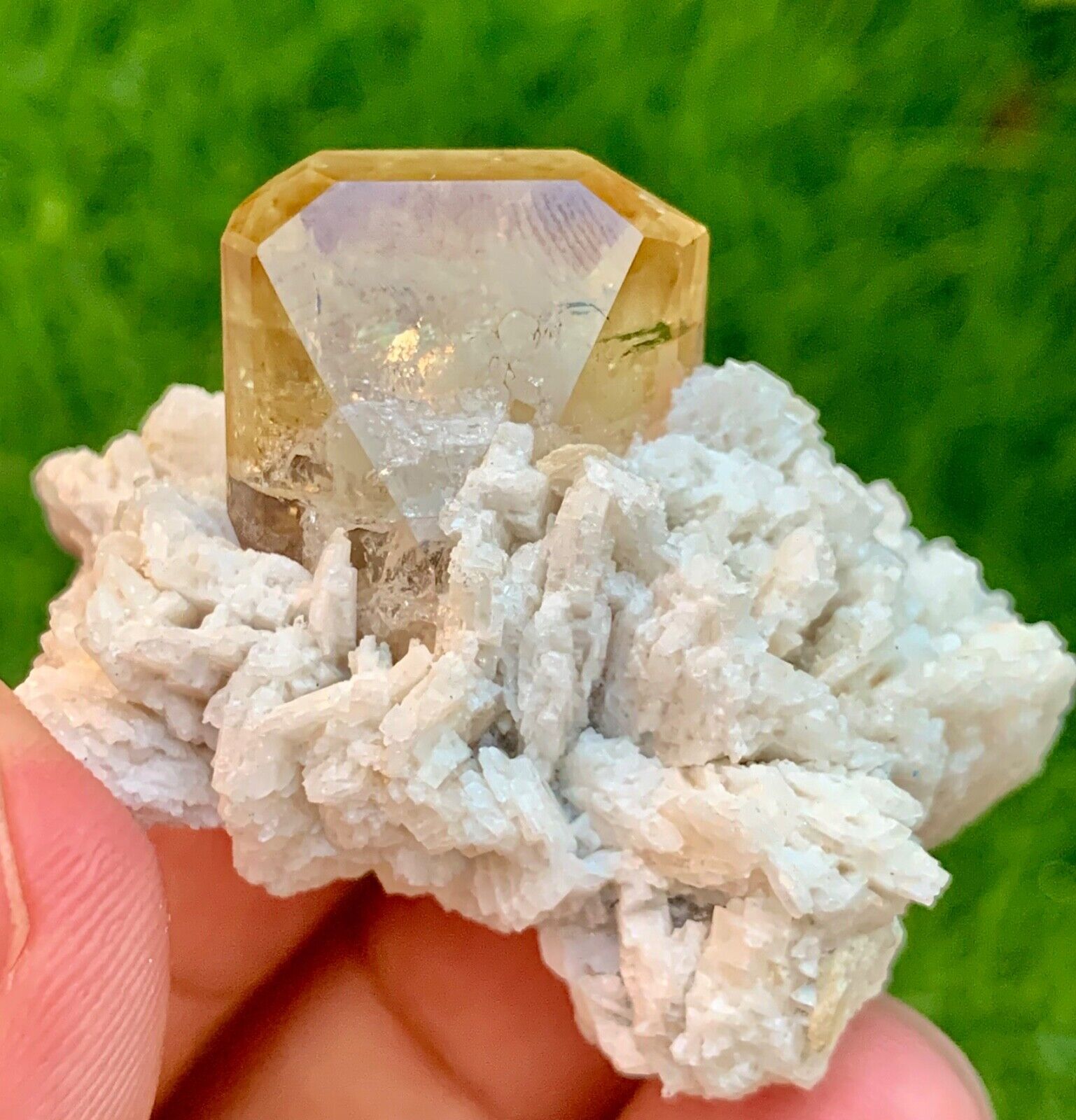 200 Carat Beautiful Topaz Crystal In Feldspar From Skardu Pakistan