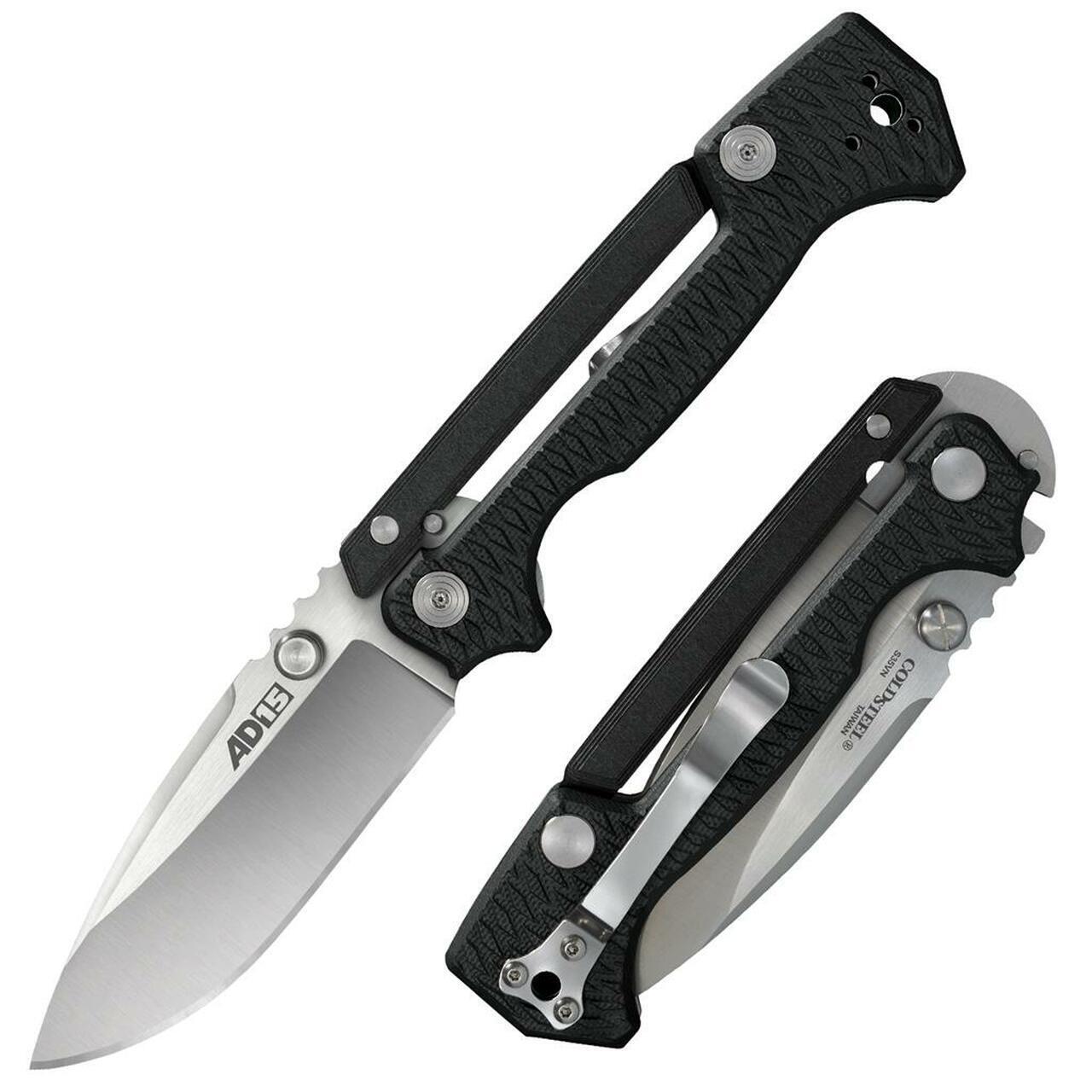 Cold Steel Knives AD-15 Lever Lock 58SQB CPM S35VN Stainless Black G10