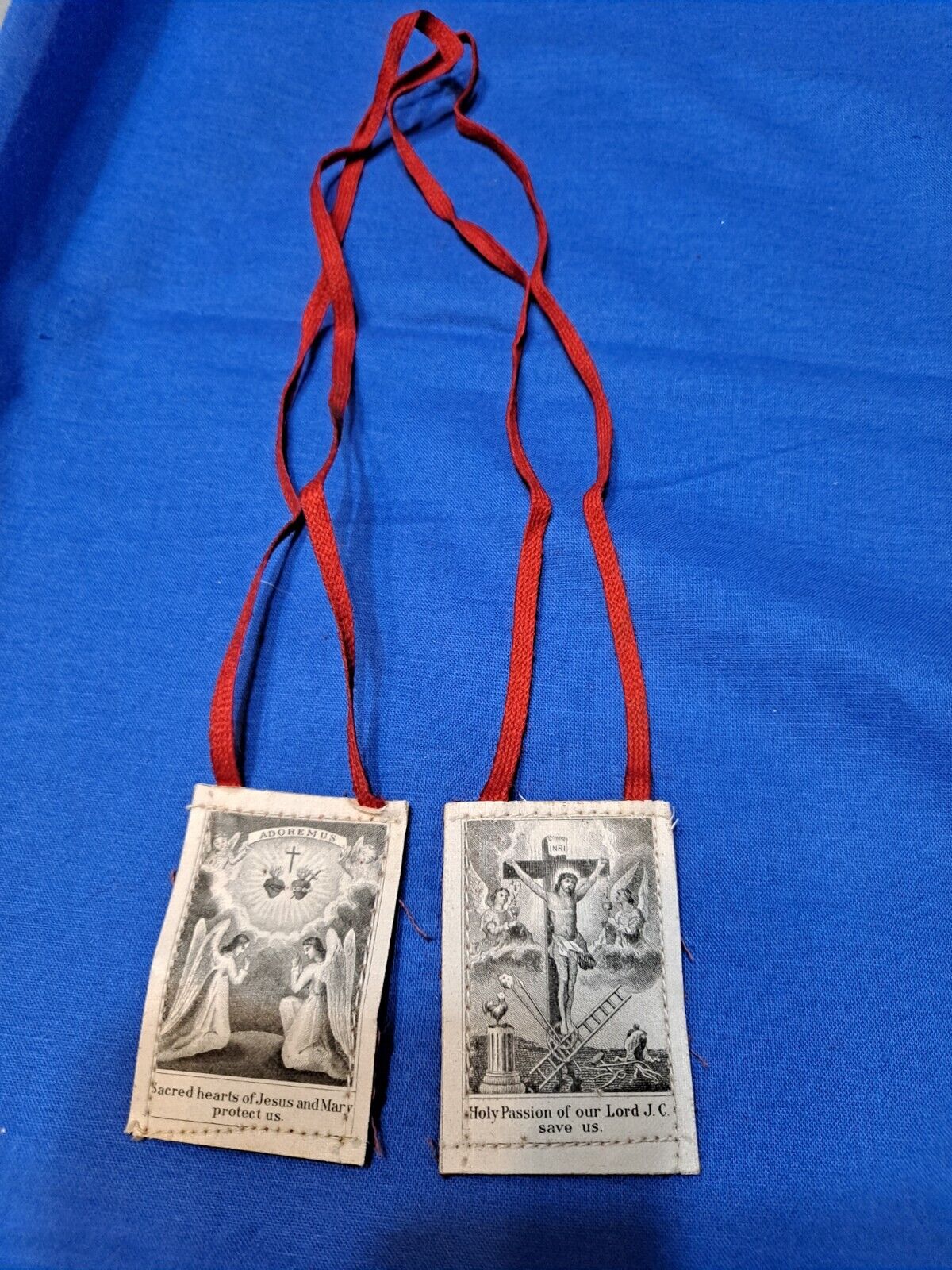 Antique Red Passion Scapular never worn