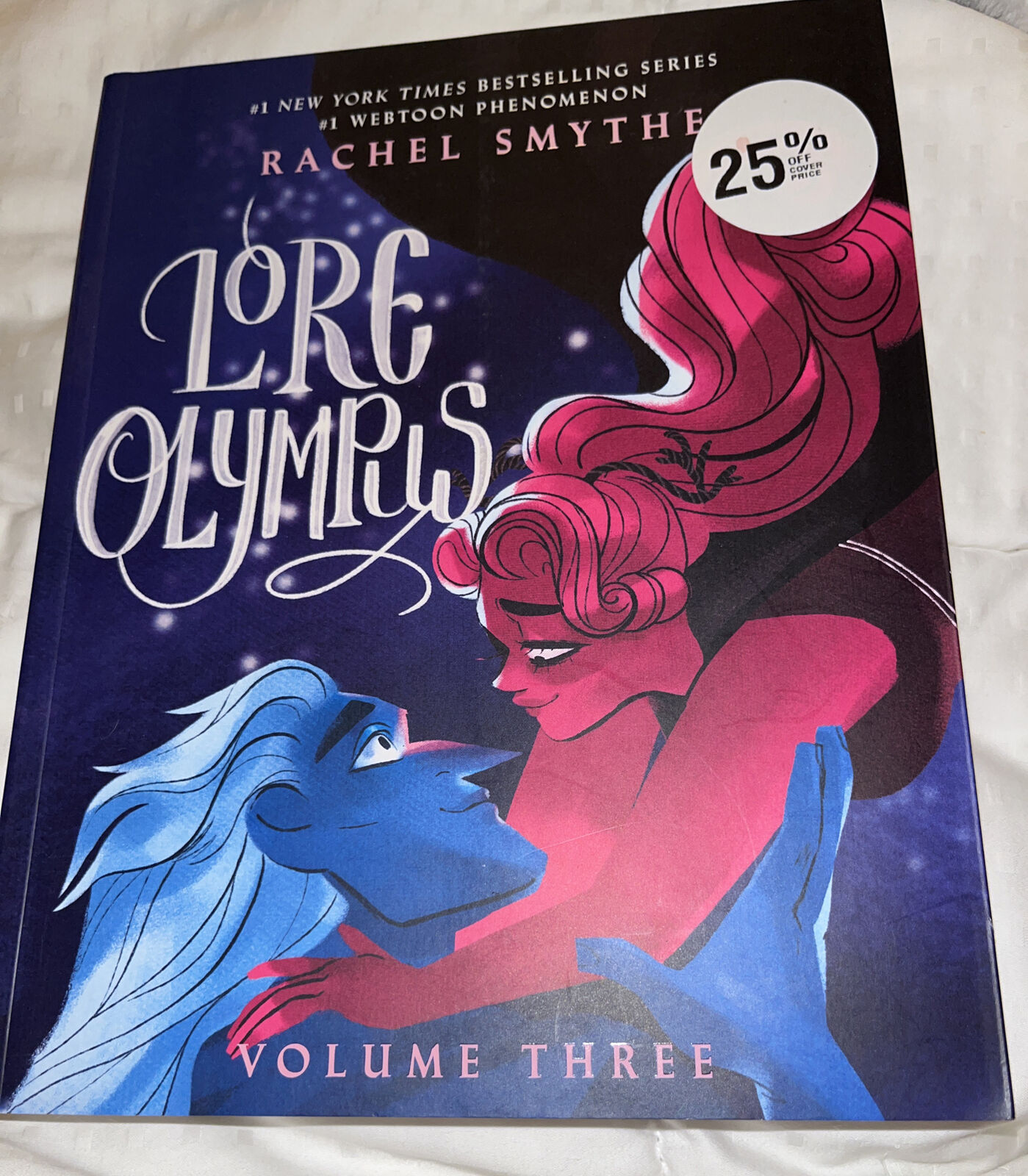 Lore Olympus 3 Softcover Graphic Novel Never Read See PICS Small Tear Back Cover