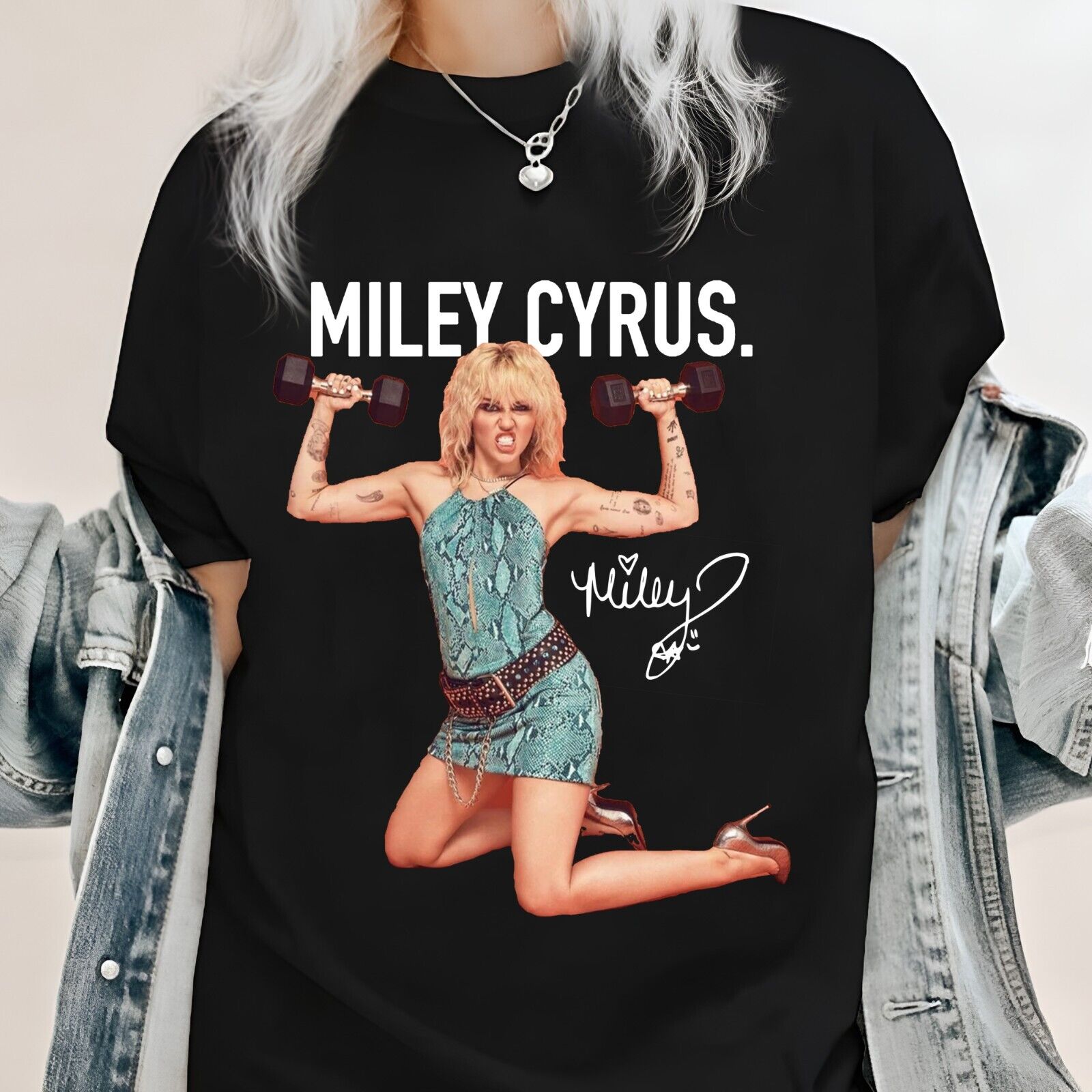 New Popular Miley Cyrus Cute Shirt New Men S-234XL Tee A970