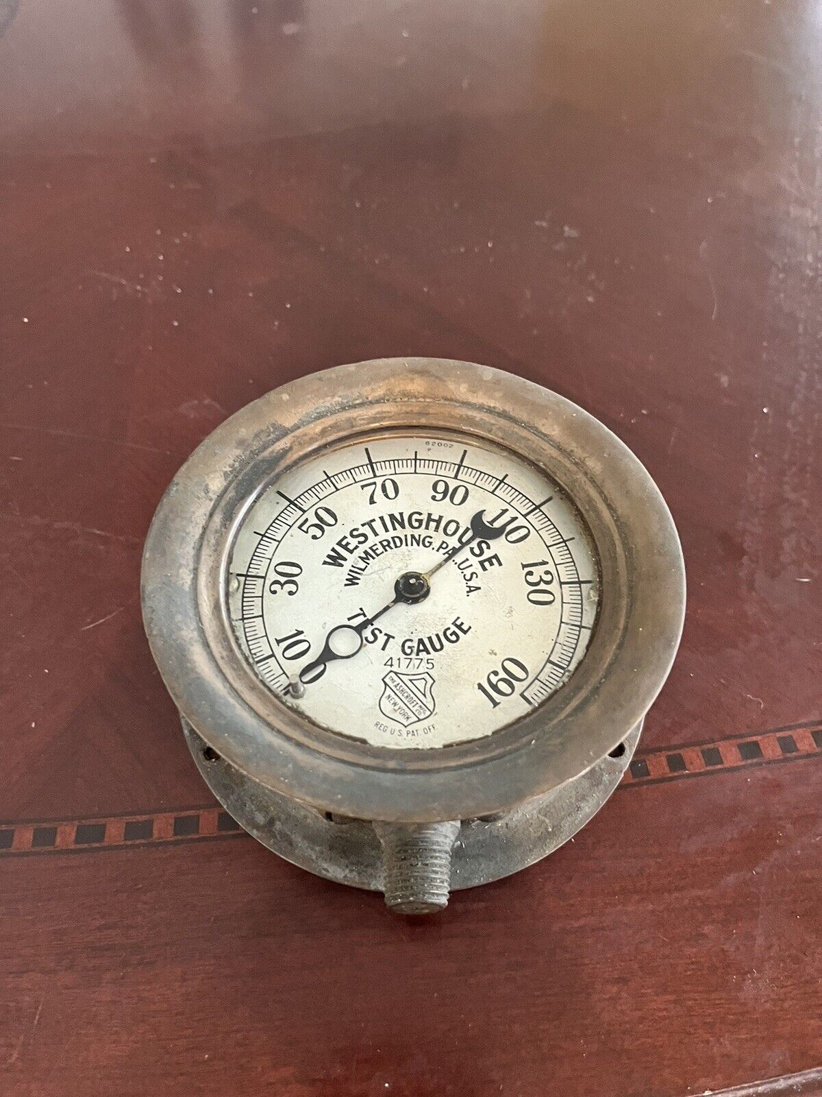 Vintage Antique Westinghouse Test Gauge Ashcroft Mfg. New York (41775) 4
