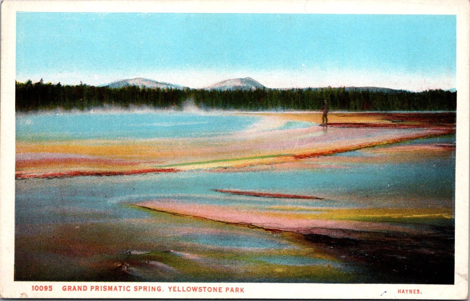 Grand Prismatic Spring Yellowstone National Park Postcard