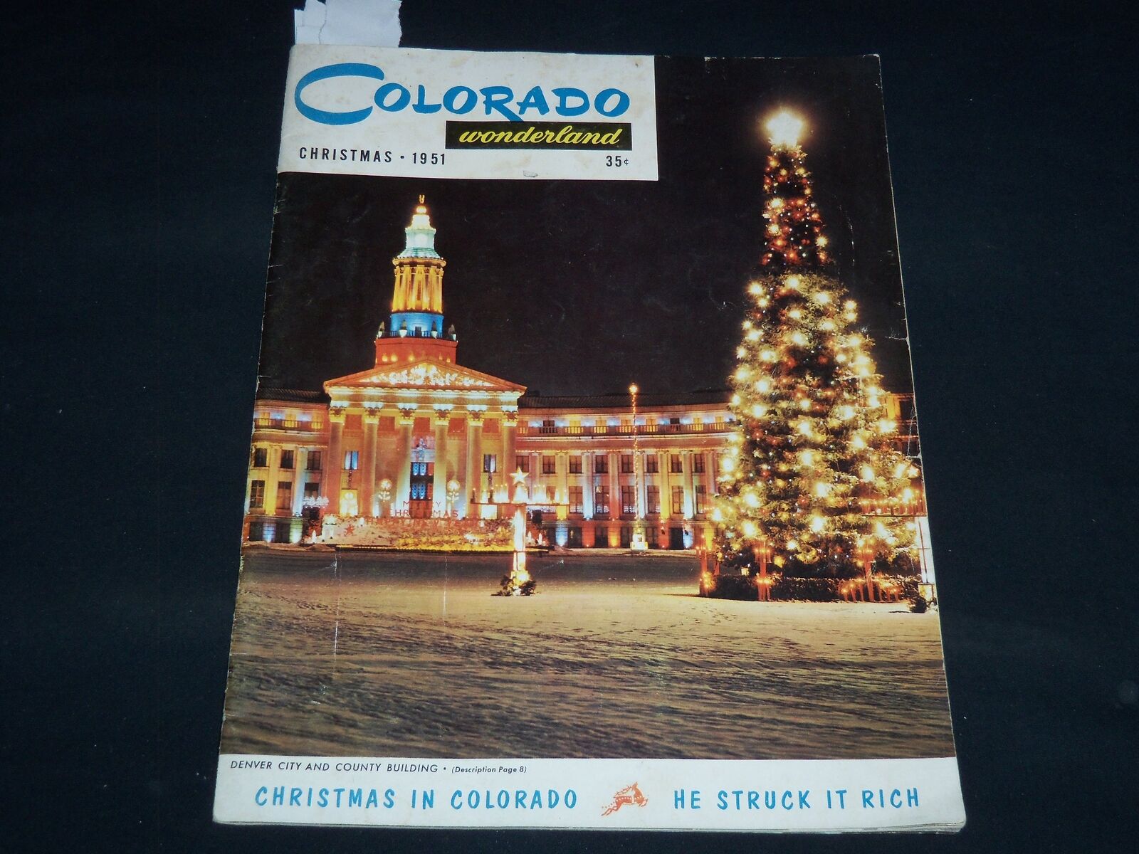 1951 COLORADO CHRISTMAS WONDERLAND PROGRAM - GREAT PHOTOS - J 8914