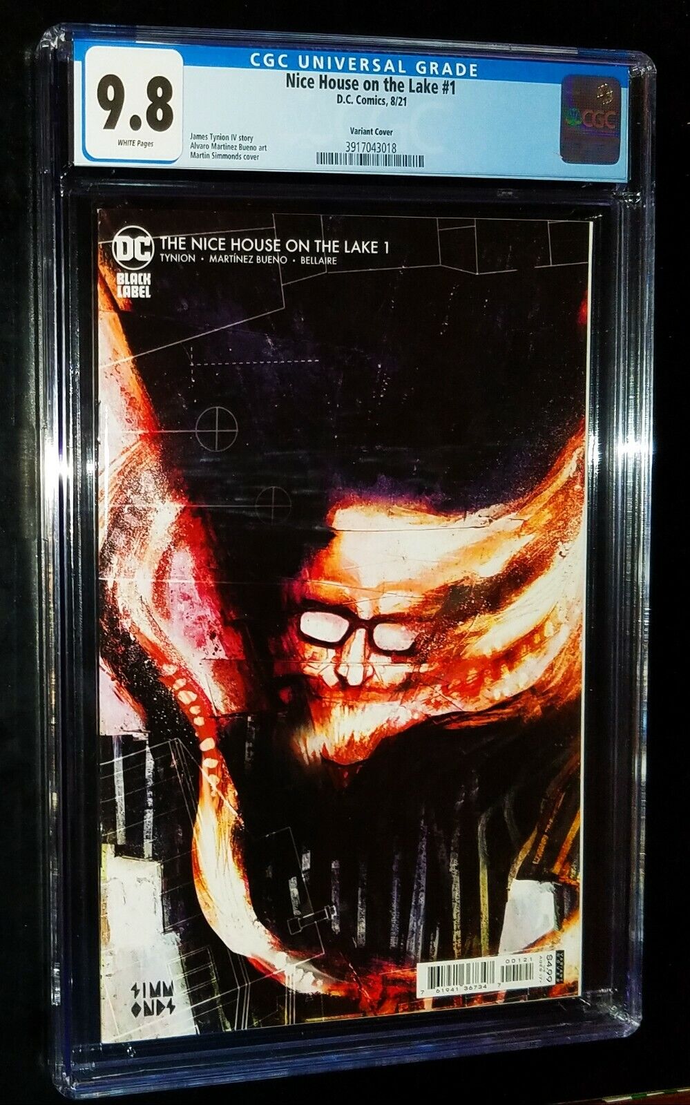 THE NICE HOUSE ON THE LAKE CGC #1 Variant Cover 2021 DC Comics CGC 9.8 NM/MT  06