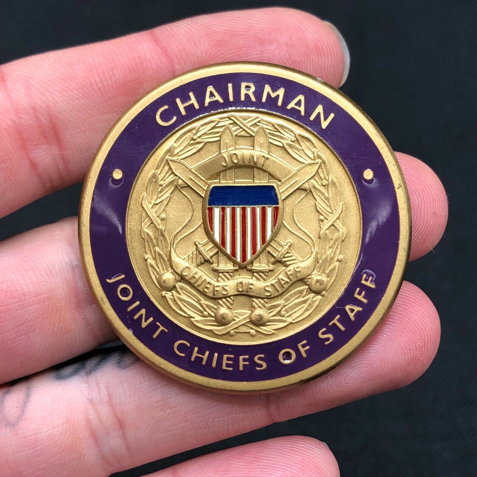 General Henry Shelton Chairman Joint Chiefs of Staff Military Challenge Coin