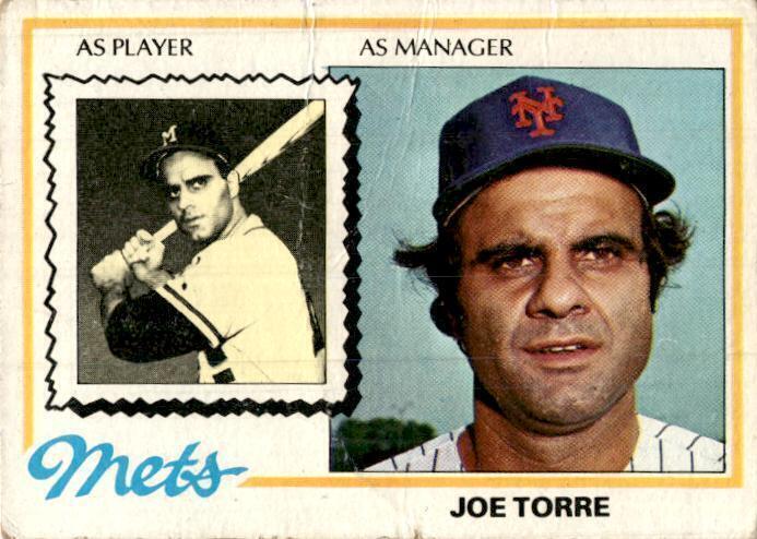 1978 Topps #109 Joe Torre New York Mets Vintage Original