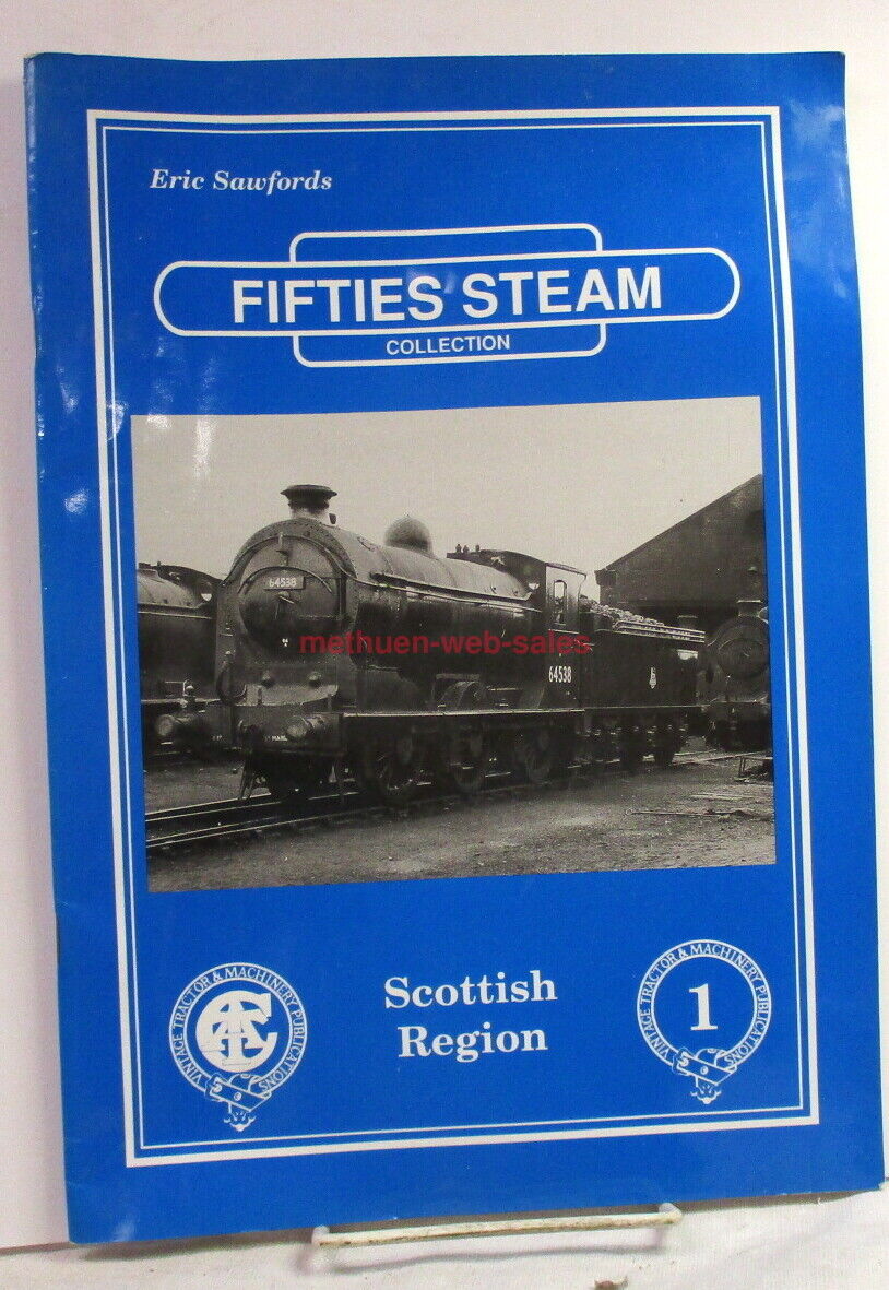 Book~Fifties Steam Collection~Scottish Region~Eric Sawfords~1991~Locomotives~UK