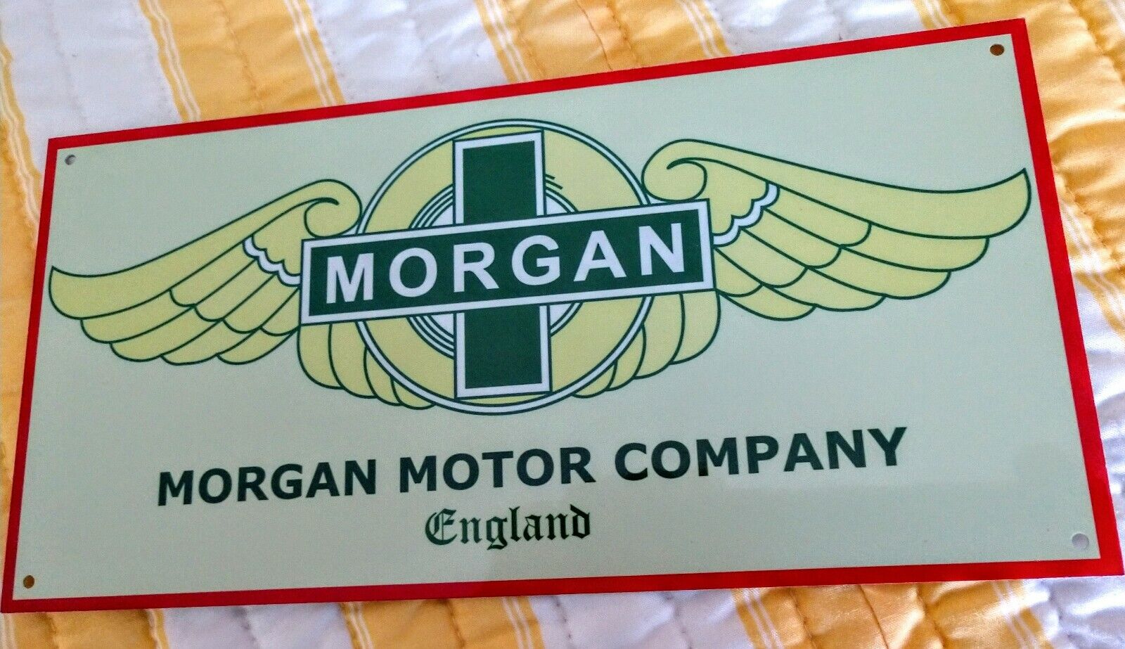 Morgan Motor Company England sign