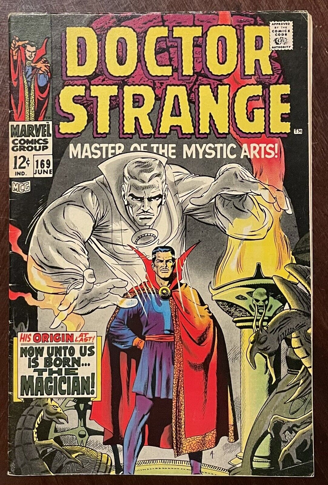 Doctor Strange #169 1968 1st Solo Title 